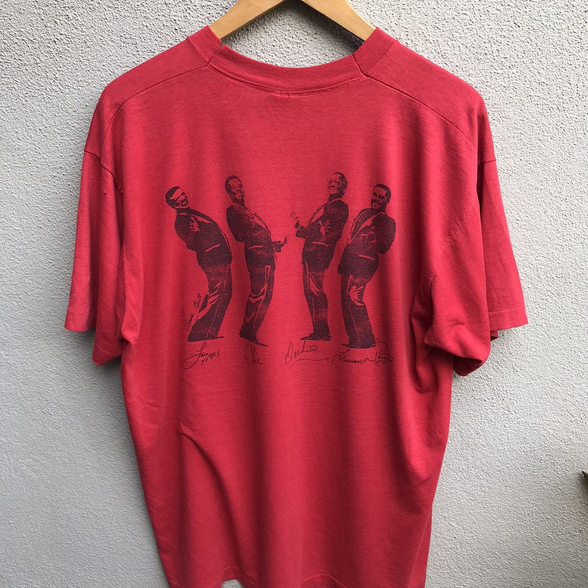 Band Tees Vintage 90s THE FOUR TOPS soul pop band tee Size US XL / EU 56 / 4 - 3 Thumbnail