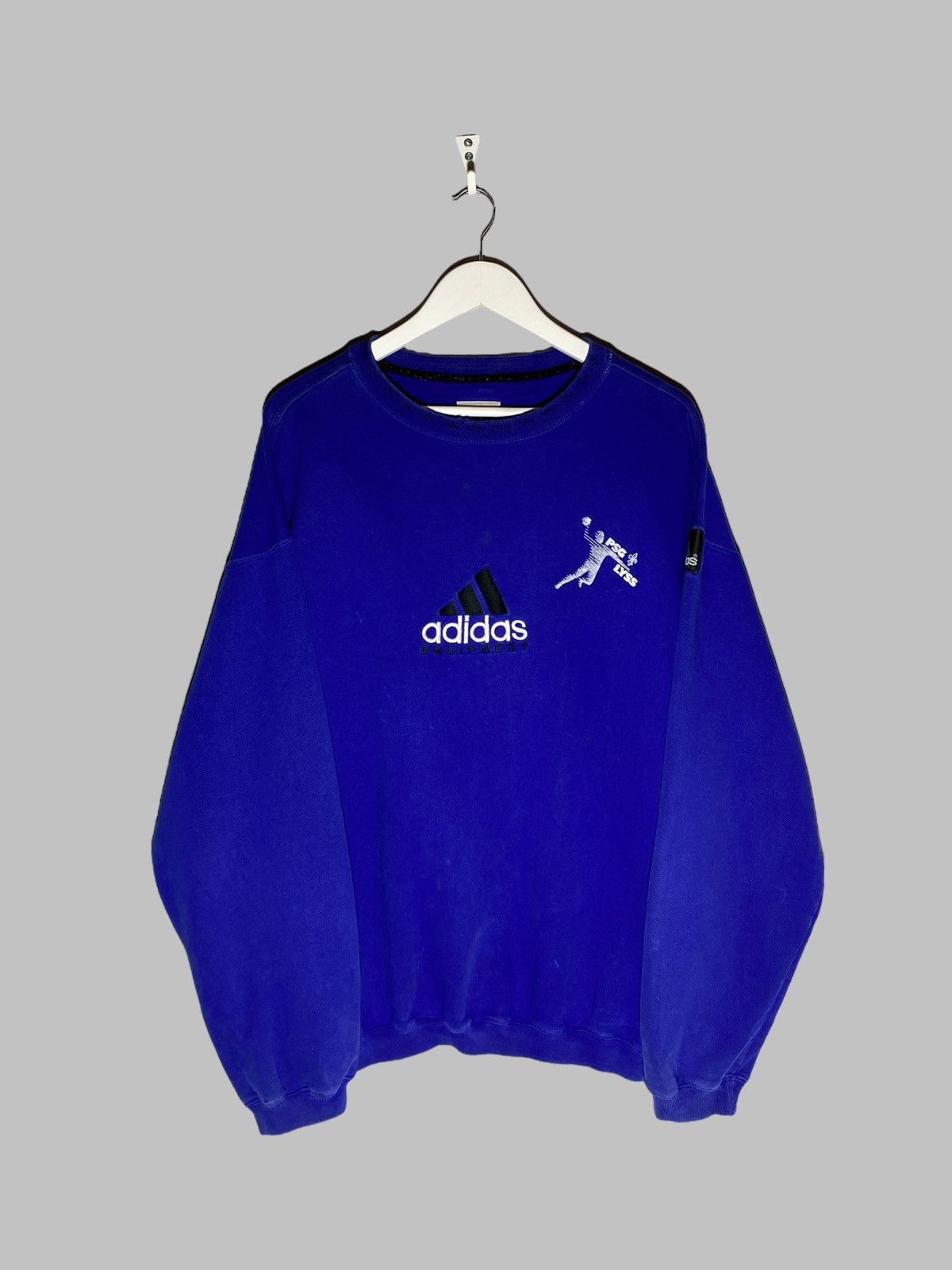 Adidas 🔥 90s VTG ADIDAS EQUIPMENT SWEATSHIRT Y2K GERMAN CORP VIBES Size US L / EU 52-54 / 3 - 1 Thumbnail