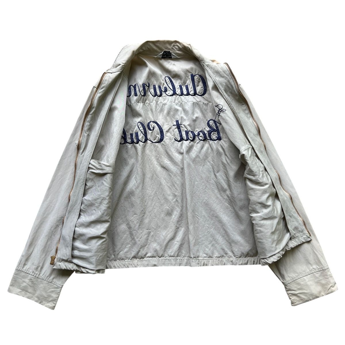 Vintage 🔥 VINTAGE 50s LONG WEAR AUBURN BOAT CLUB SPORT JACKET Size US S / EU 44-46 / 1 - 9 Thumbnail