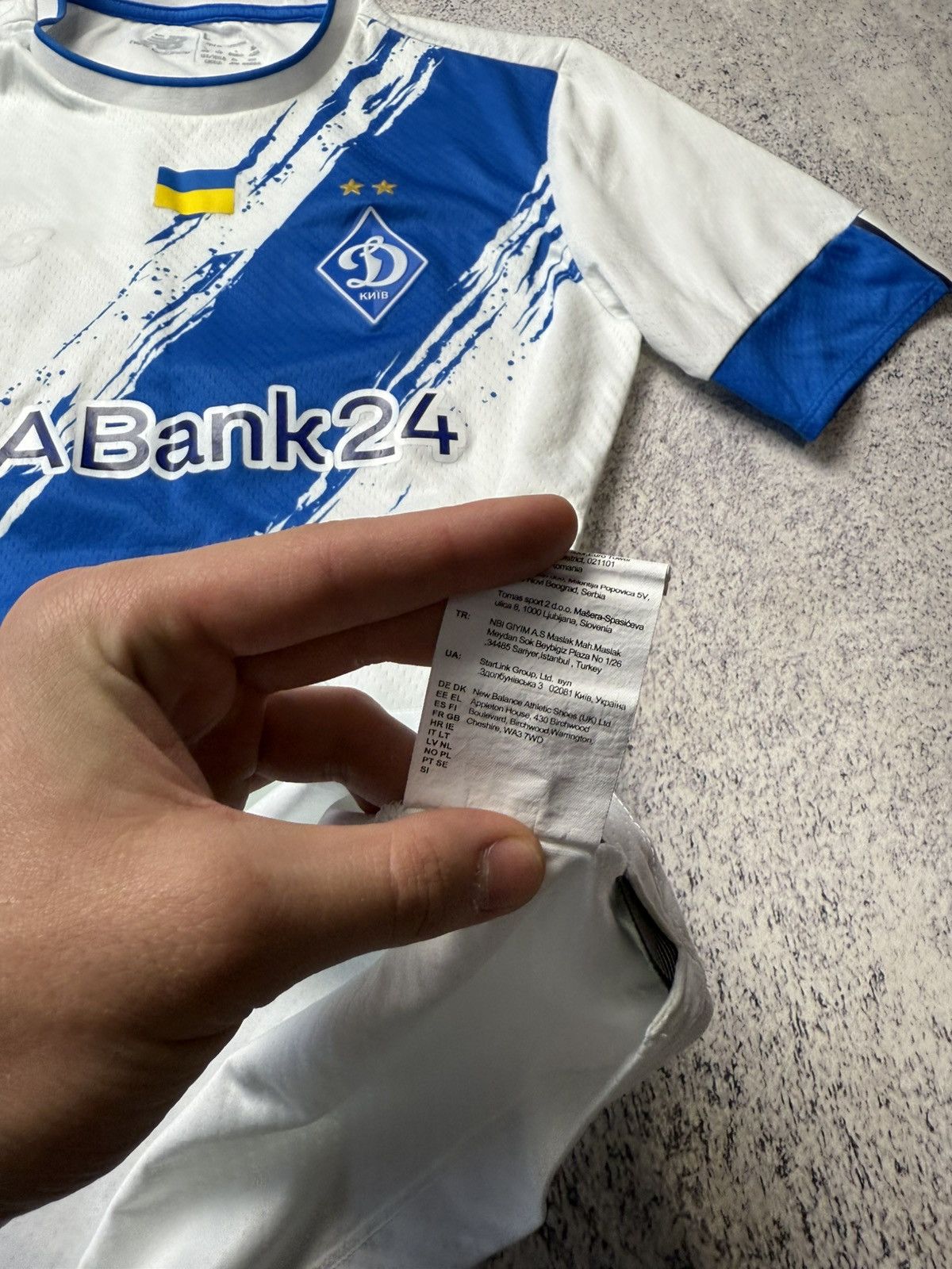 New Balance Vintage New Balance Dynamo Kyiv Jersey #20 Ukraine Size US L / EU 52-54 / 3 - 13 Thumbnail