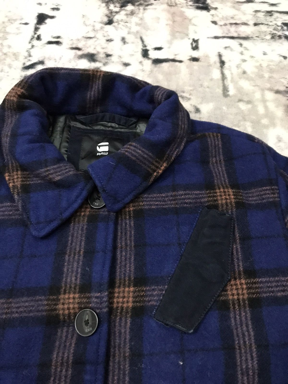G-Star G-Star Raw Belted Field Plaid Wool Jacket Size US S / EU 44-46 / 1 - 3 Thumbnail
