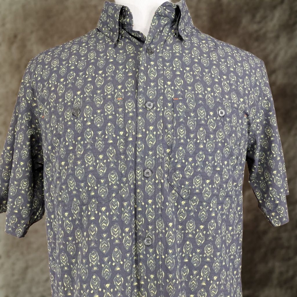 Orvis Orvis Shirt Mens M Gray Short Sleeve Button-Up Active Fit Tropic Tech Size US M / EU 48-50 / 2 - 1 Thumbnail