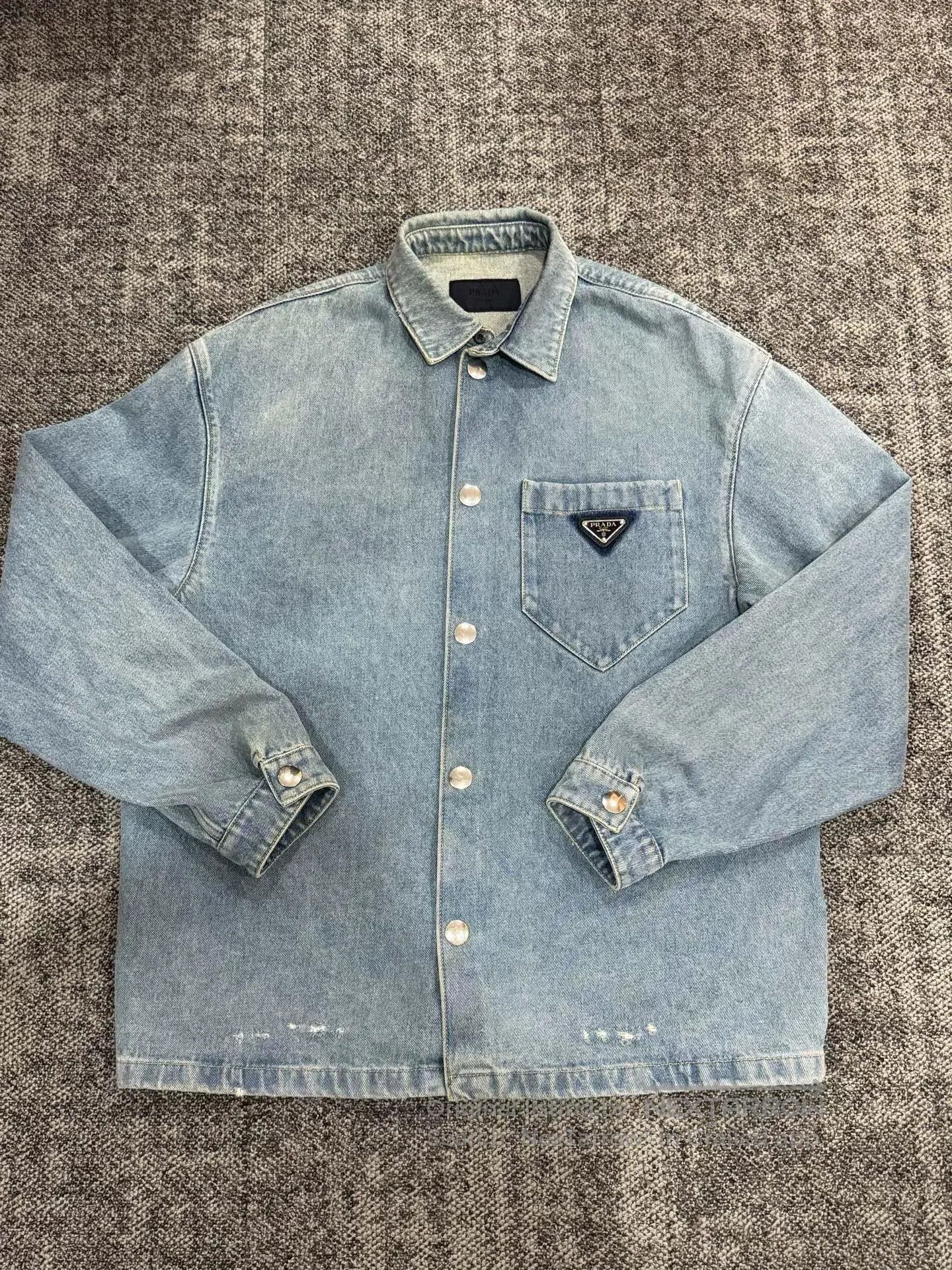 Prada Prada Denim Jacket L Made in Italy. Size US L / EU 52-54 / 3 - 1 Thumbnail
