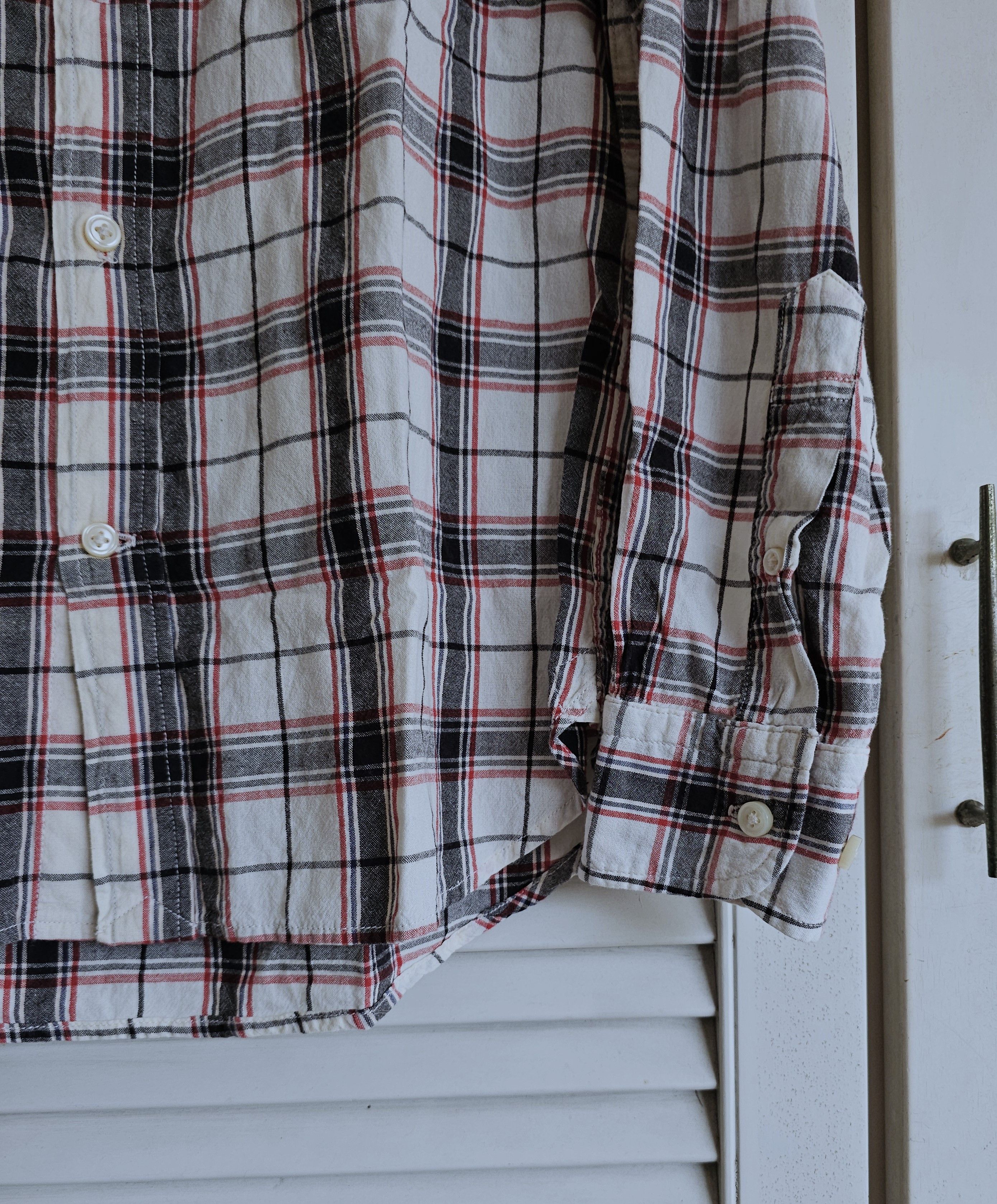 Sugar Cane Sugar Cane Long Sleeve White Checkered Size US S / EU 44-46 / 1 - 4 Thumbnail