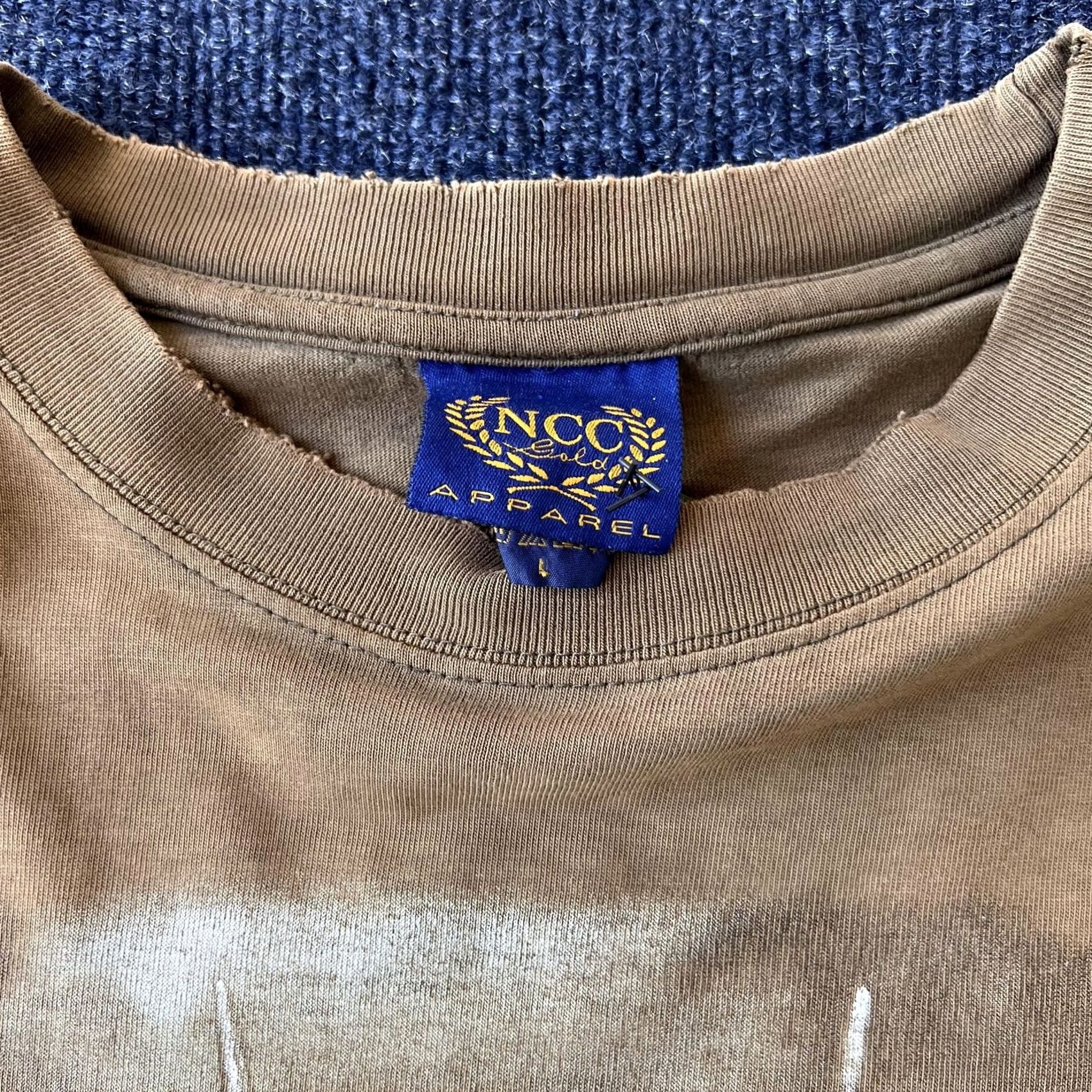 Vintage NCC Apparel Shirt Mens Large Brown Deer Wildlife Nature Graphic Outdoors Vintage Size US L / EU 52-54 / 3 - 3 Thumbnail