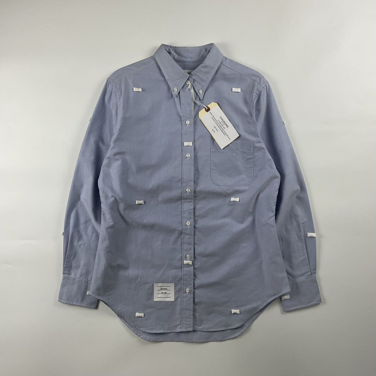 Thom Browne Thom Browne Bow Embroidered Shirt Size US M / EU 48-50 / 2 - 1 Thumbnail