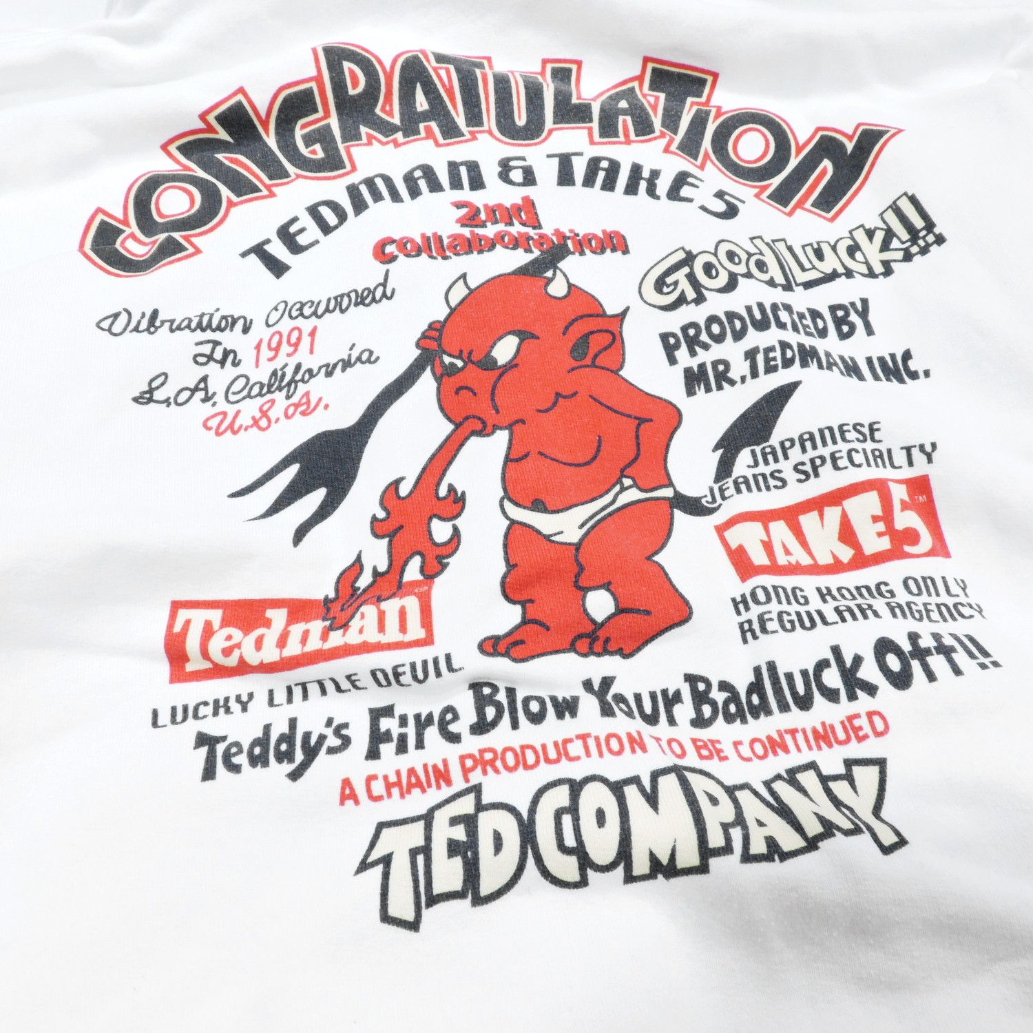 Tedman TED COMPANY X TAKE 5 2ND COLLABORATION SWEAT HOODIE Size US L / EU 52-54 / 3 - 14 Thumbnail