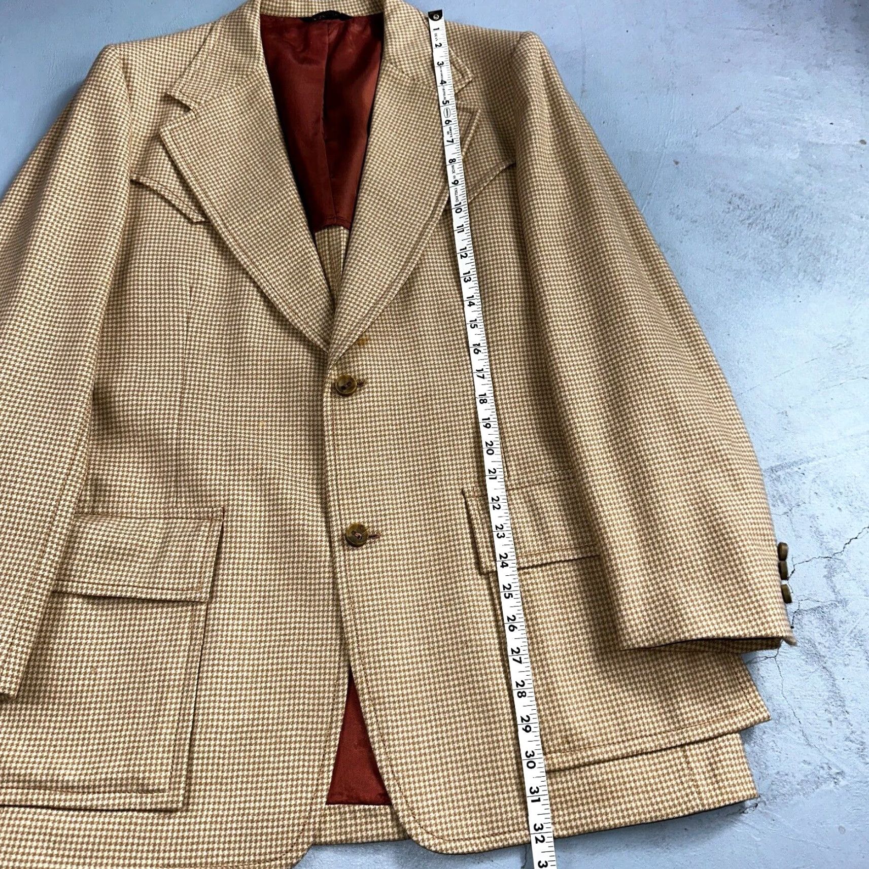 Vintage VINTAGE Cavalier Rockabilly Suit 3PC Brown 1970s Regular Size 40 Jacket 31 Inseam Mens Size 40R - 6 Thumbnail