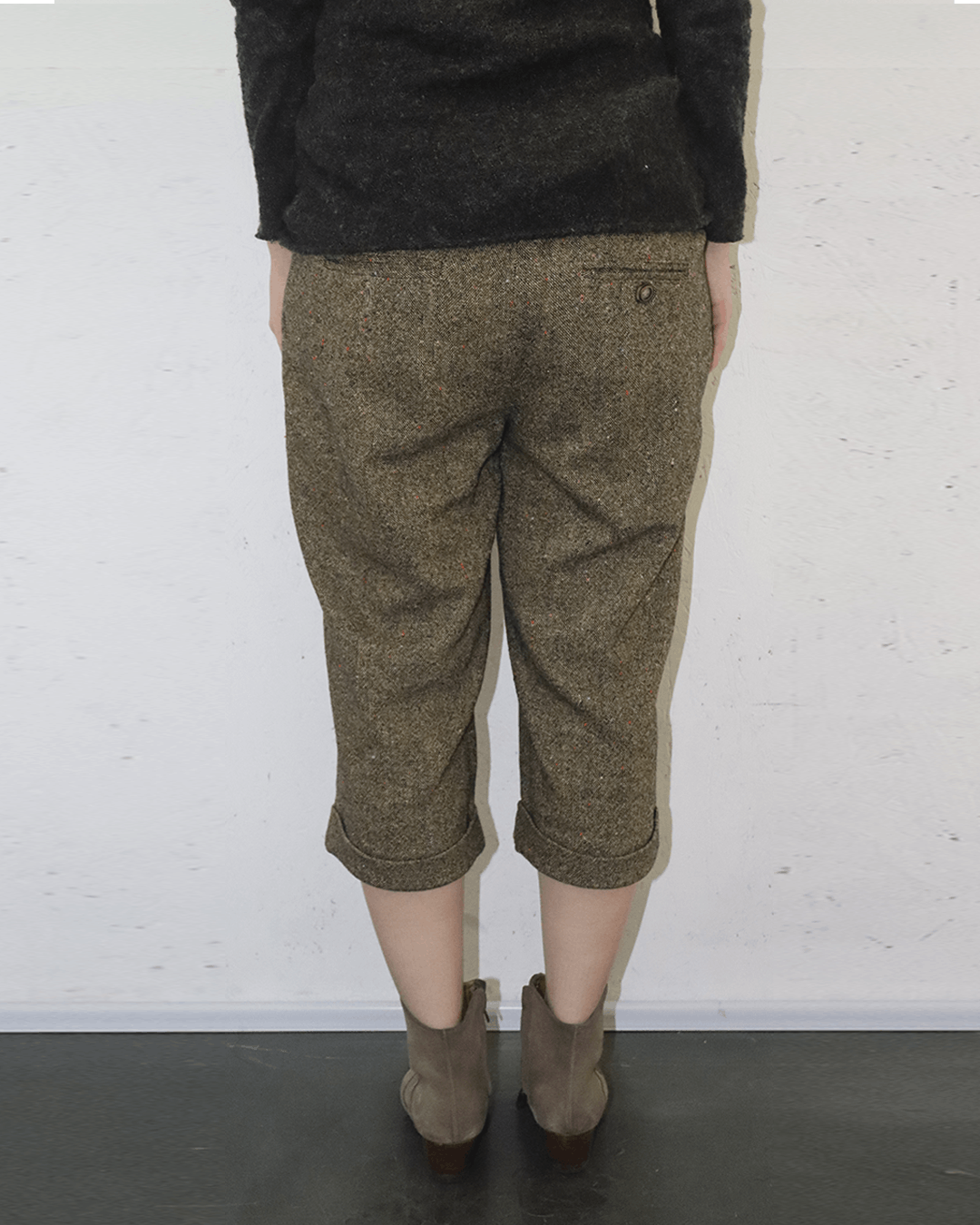 Dolce & Gabbana Dolce & Gabbana Speckled Tweed Cropped Pants Size 28" / US 6 / IT 42 - 4 Thumbnail