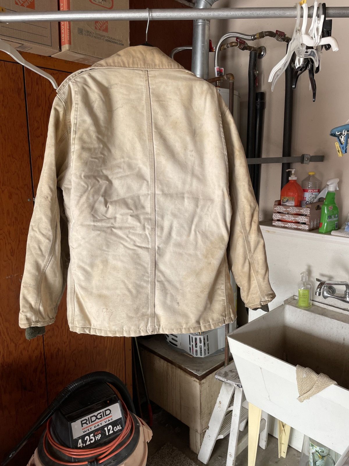 Carhartt Carhartt Beige Heavyweight Lined Work Jacket Size US L / EU 52-54 / 3 - 2 Thumbnail