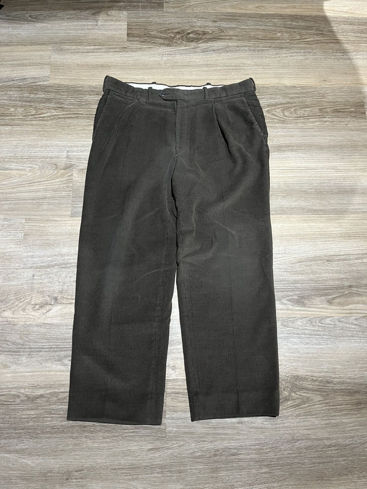Vintage Brown corduroy pants Size US 36 / EU 52 - 1 Thumbnail