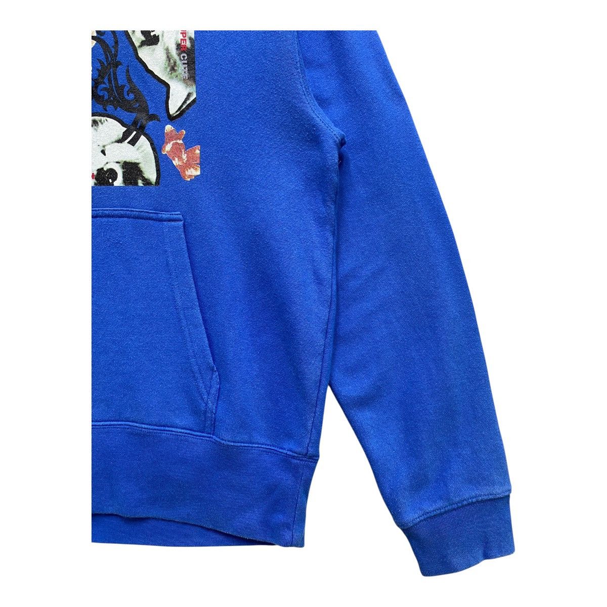 Beams Japan Vintage Beams T Japan Hoodie Neko Chan Cat Graphic Blue M Size US M / EU 48-50 / 2 - 3 Thumbnail