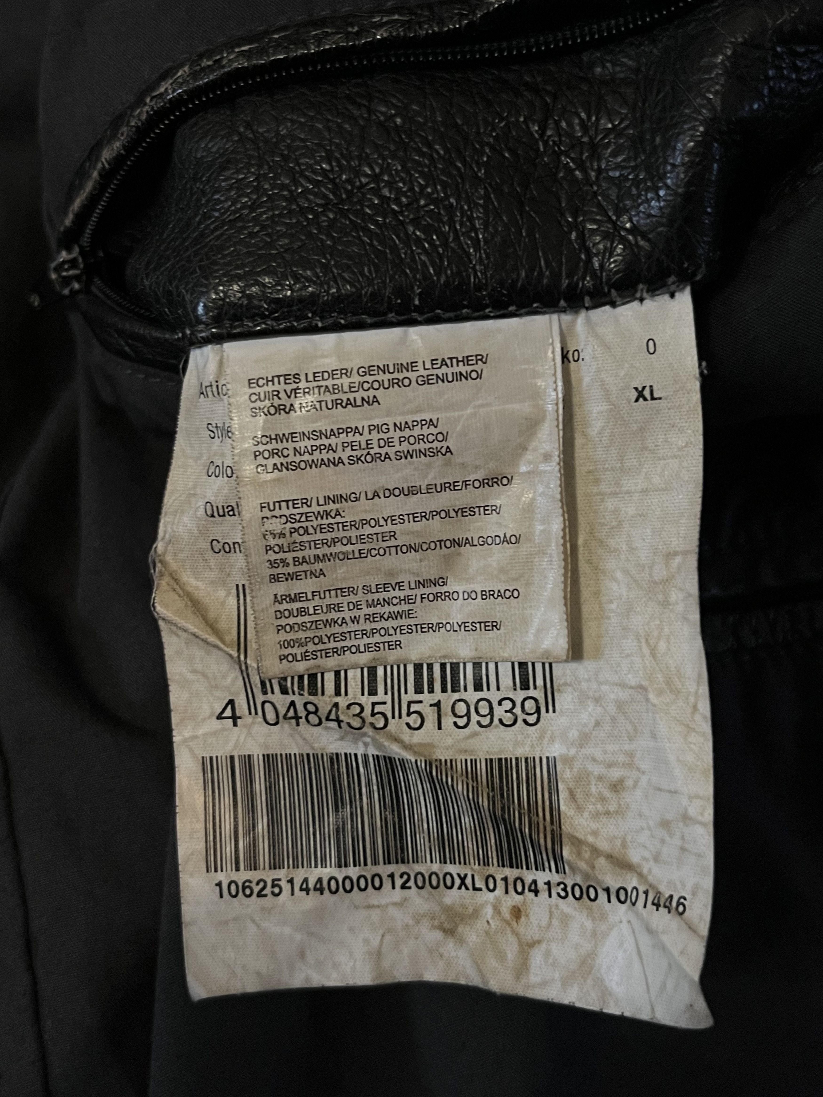 Vintage 90s Mustang Leather Racing Jacket