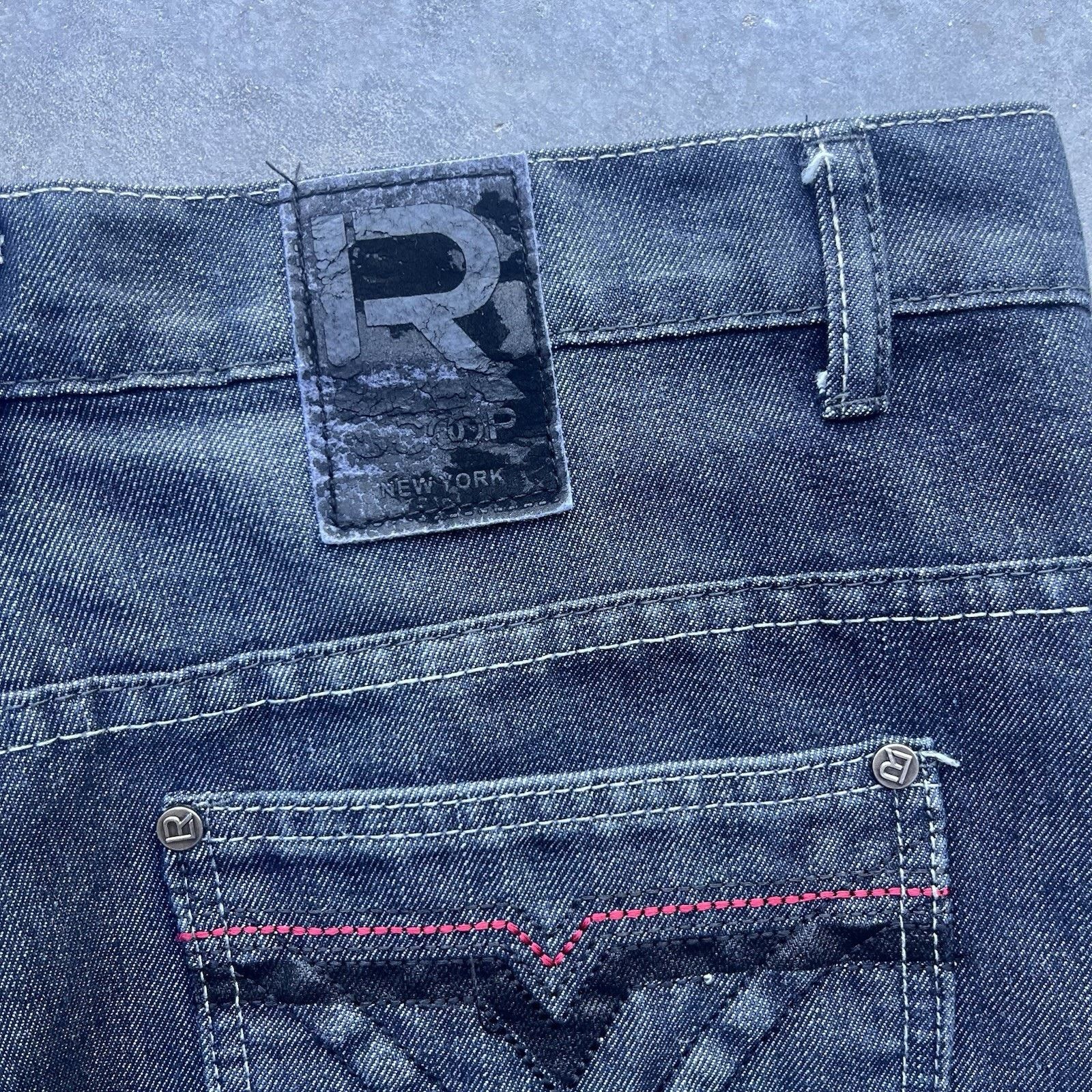 SCOOP 2000’s Scoop New York Black Jeans Mens 34 X 30 Y2K Grunge Hi Size US 34 / EU 50 - 3 Thumbnail