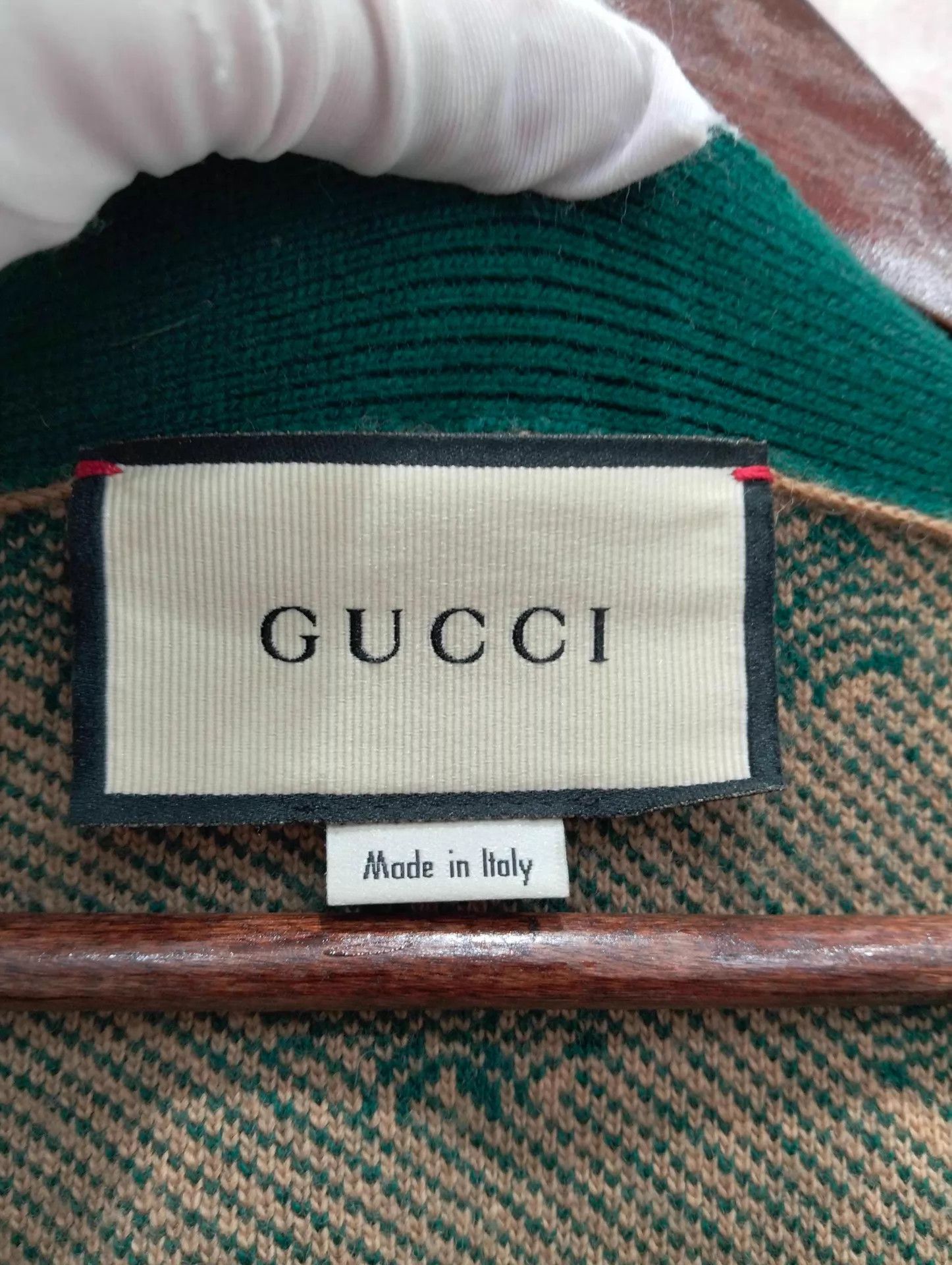 Gucci GUCCI GG Stripe Wool Cardigan L 95 New Size US L / EU 52-54 / 3 - 3 Thumbnail