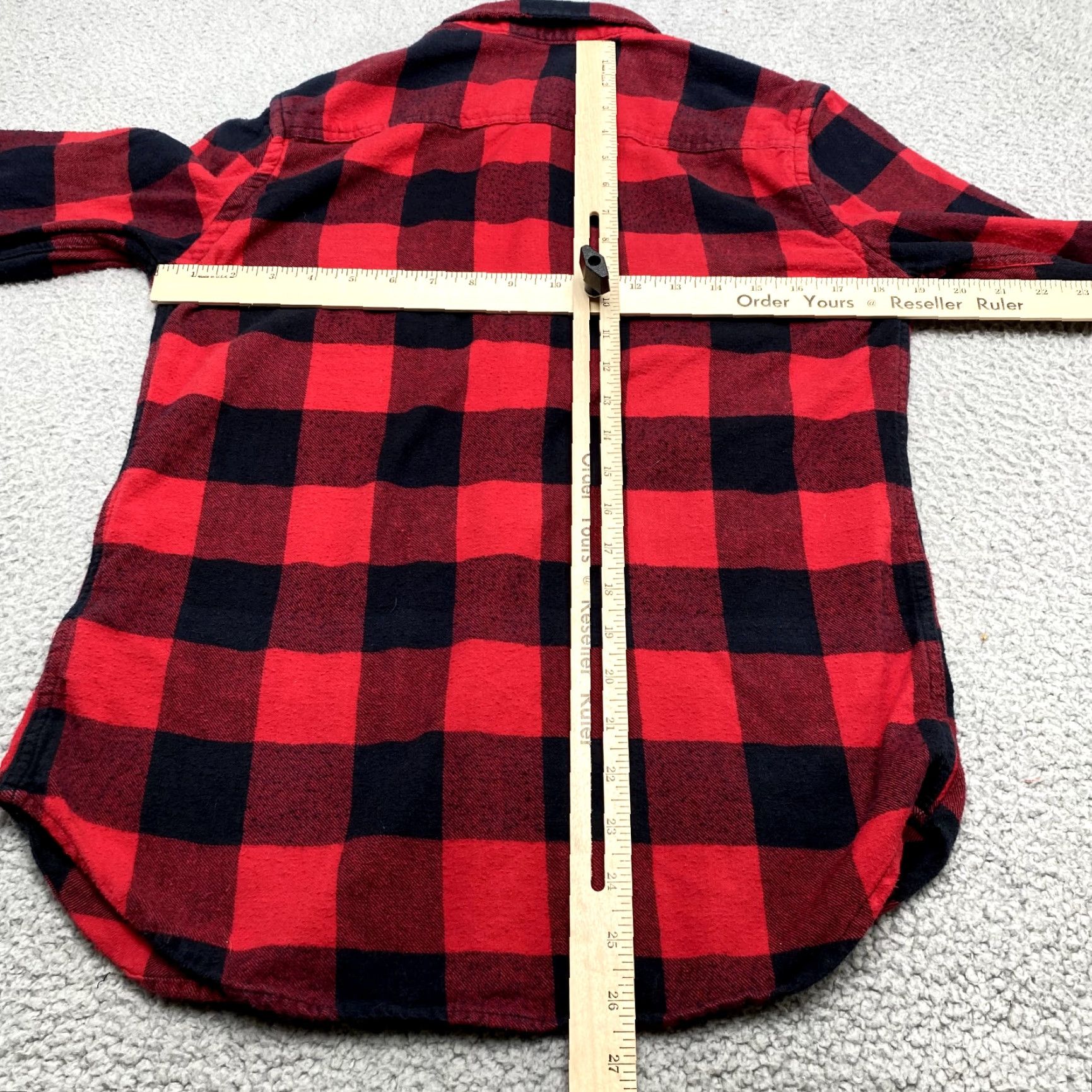 Vintage Salt Valley Shirt Mens Small Red Black Buffalo Check Flannel Button Up Western Size US S / EU 44-46 / 1 - 4 Thumbnail
