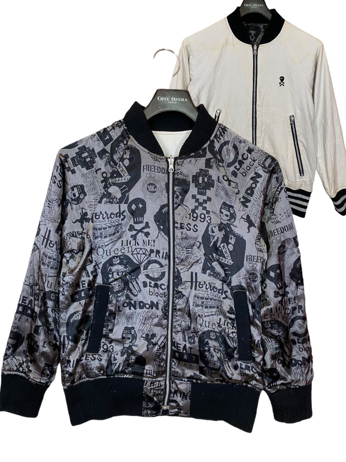 If Six Was Nine × Japanese Brand × Seditionaries World wide love bomber jacket fullprint reversible Size US S / EU 44-46 / 1 - 2 Thumbnail