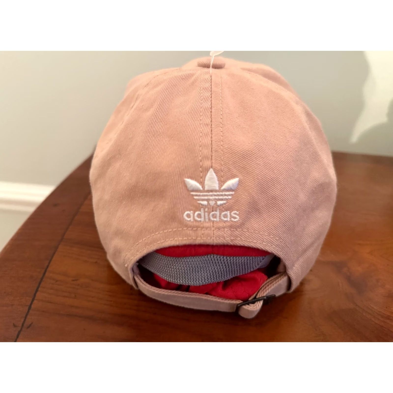 Adidas Adidas Hat Women Peach Adjustable Strapback Cap Golf Tennis Cotton Baseball Cap Sports Outdoor USA Theme Size ONE SIZE - 3 Thumbnail