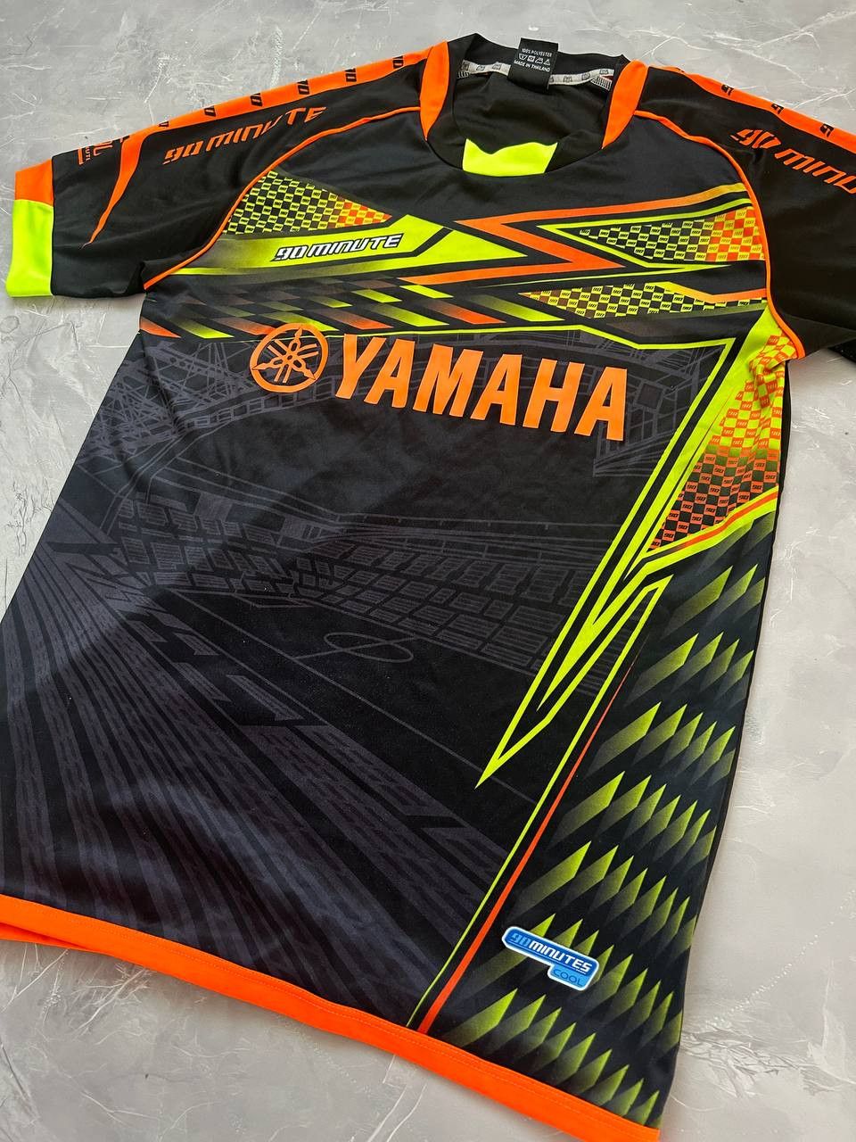 Yamaha Vintage YAMAHA 90 Minutes Racing Moto Jersey Tee Size US M / EU 48-50 / 2 - 2 Thumbnail