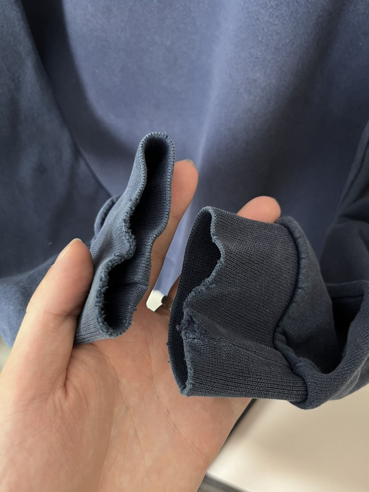 Nike Vintage NIKE Center Big Swoosh Embroidered Blue Sweatshirt Size US M / EU 48-50 / 2 - 5 Thumbnail