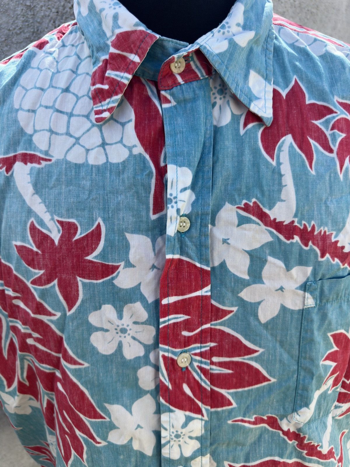Reyn Spooner Reyn Spooner Phil Edwards Multicolored Full Button Men's 2XL Size US XXL / EU 58 / 5 - 3 Thumbnail