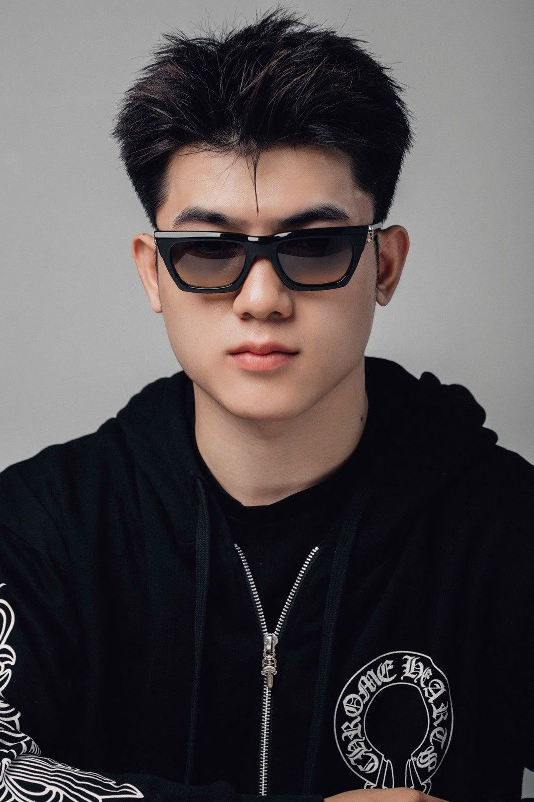 Chrome Hearts CHROME HEARTS CLITERALLY BLACK-18KGP SUNGLASSES Size ONE SIZE - 9 Thumbnail