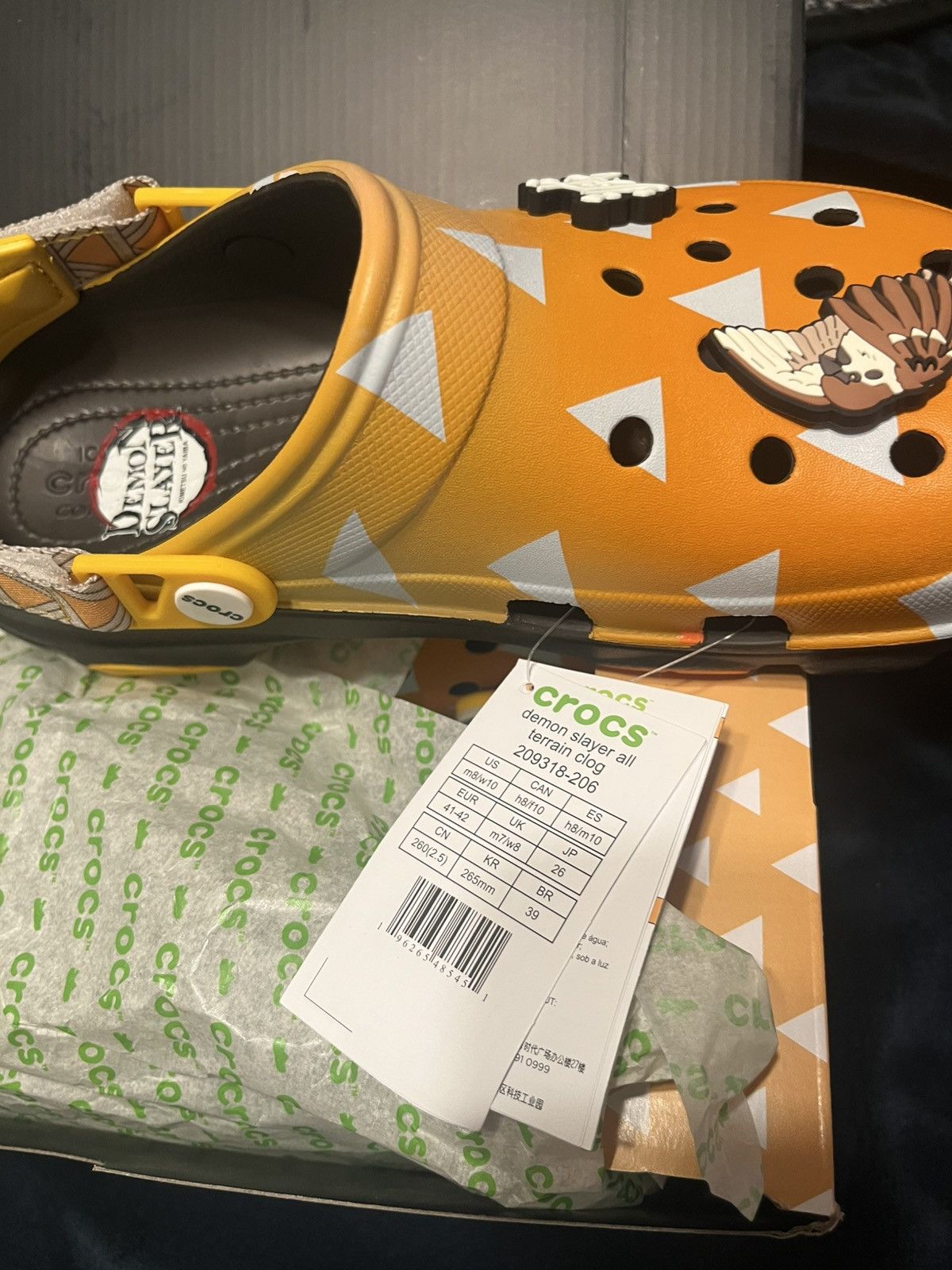 Crocs Crocs x Demon Slayer Zenitsu All-Terrain Clog Size US 8 / EU 41 - 2 Thumbnail