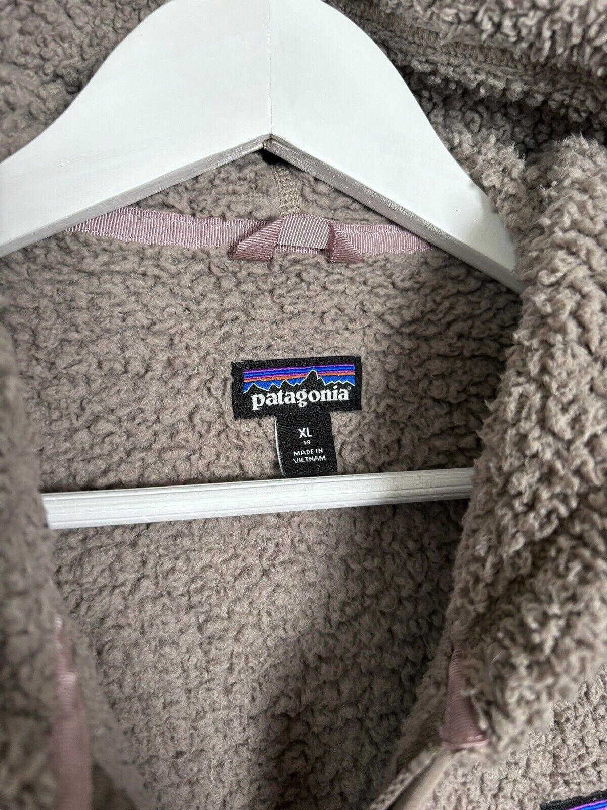 Patagonia Patagonia Girls Oatmeal Fleece Zip Up Hoodie XL Deep Pile Size XL / US 12-14 / IT 48-50 - 6 Thumbnail