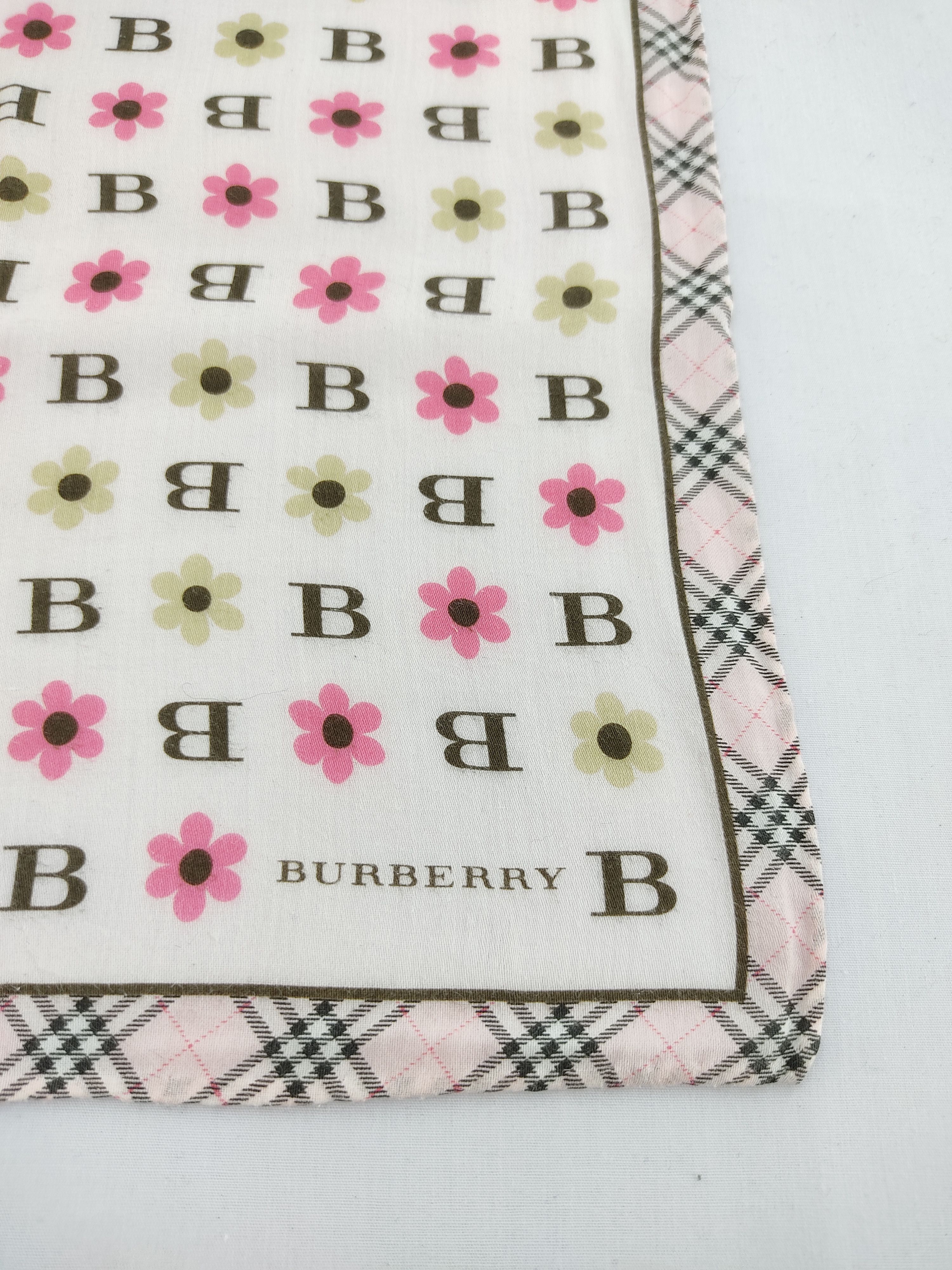 Burberry × Vintage Burberry Handkerchief / Neckwear / Bandana Size ONE SIZE - 5 Thumbnail
