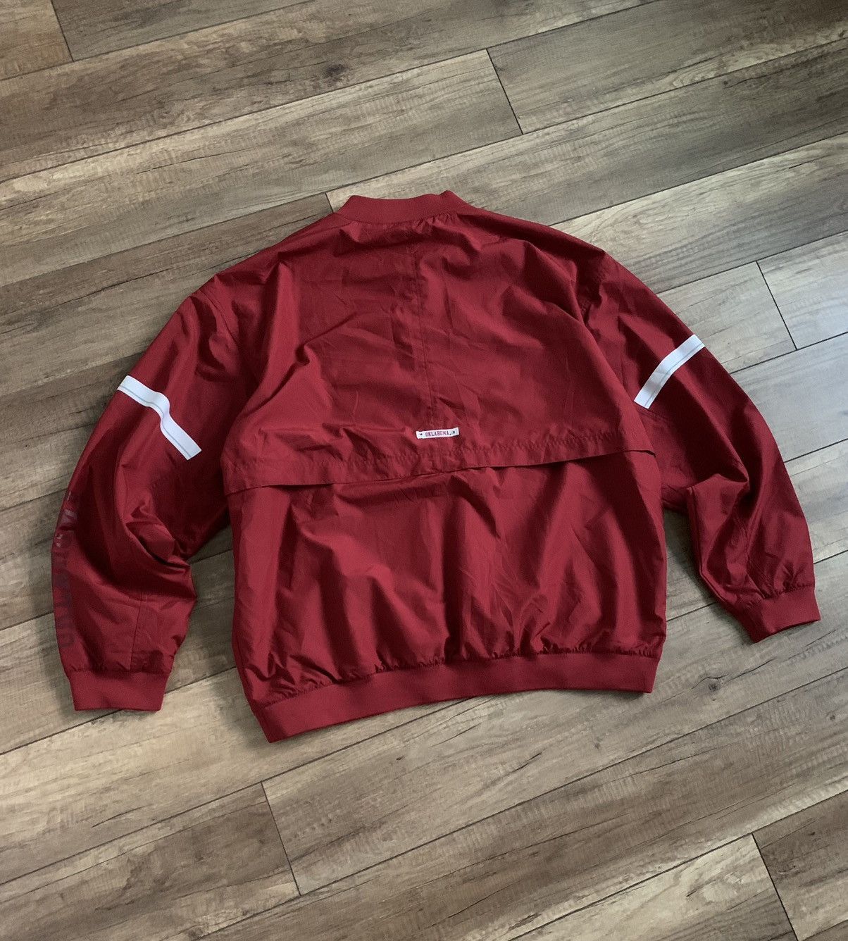 Nike Vintage Nike Oklahoma University College Bomber Jacket Size US XXL / EU 58 / 5 - 7 Thumbnail