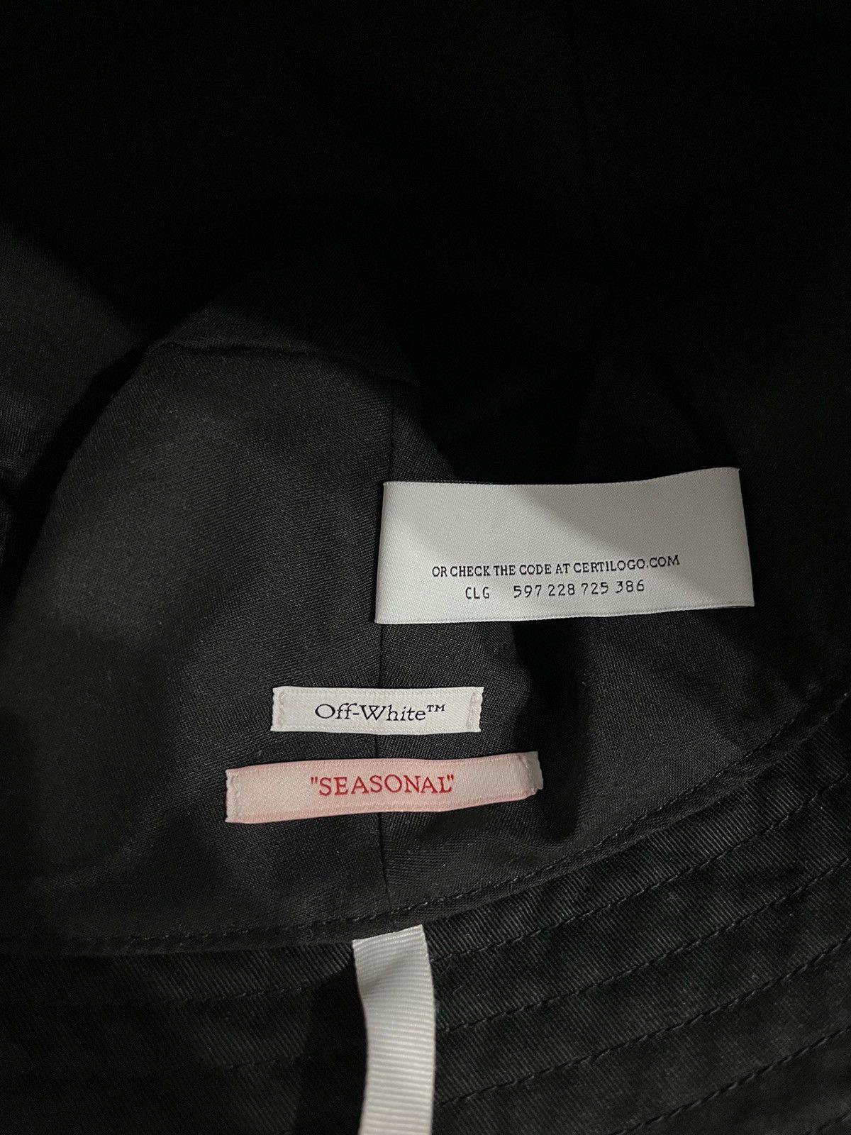 Off-White Off-White Weed Bucket Hat Size ONE SIZE - 7 Thumbnail