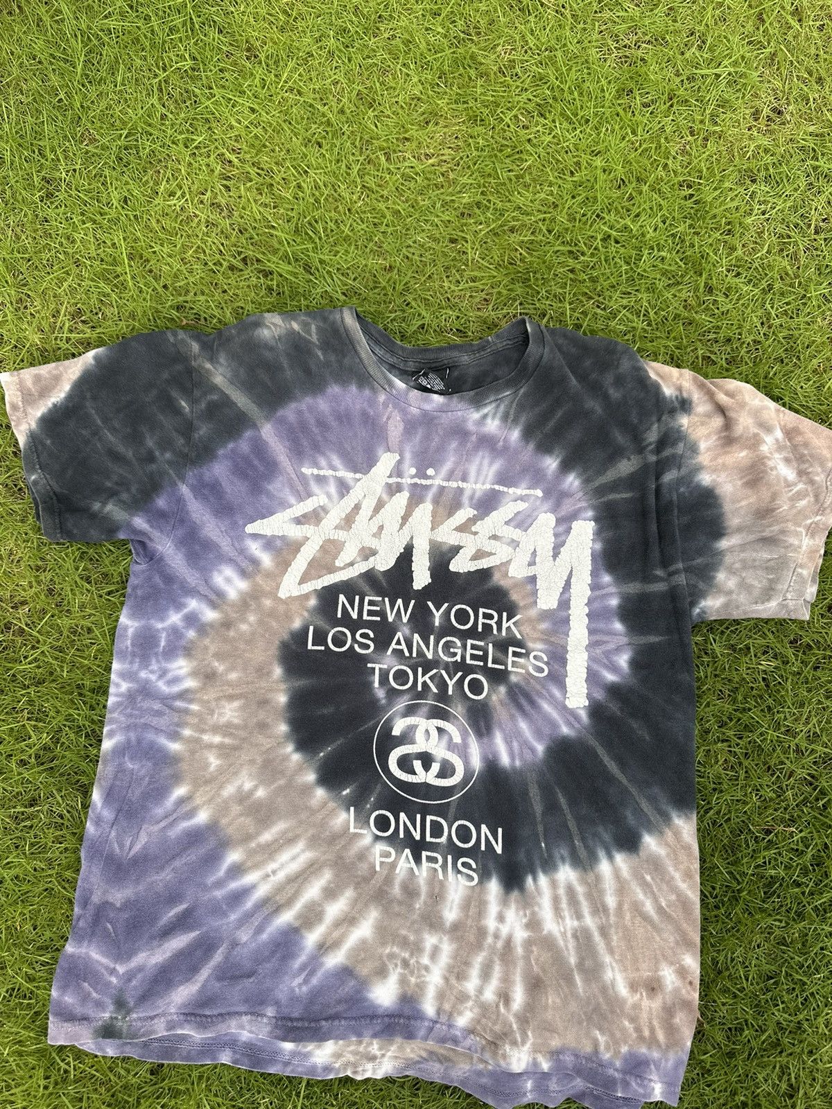 Stussy × Vintage STUSSY VINTAGE BIG LOGO STREETWEAR T-SHIRT Size US M / EU 48-50 / 2 - 5 Thumbnail