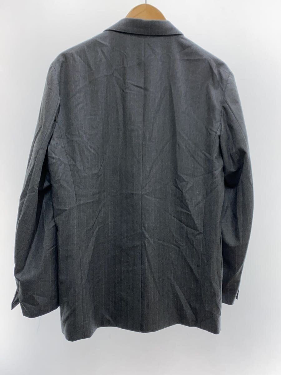 Auralee Gray Wool Stripe Tailored Jacket Size US L / EU 52-54 / 3 - 2 Thumbnail