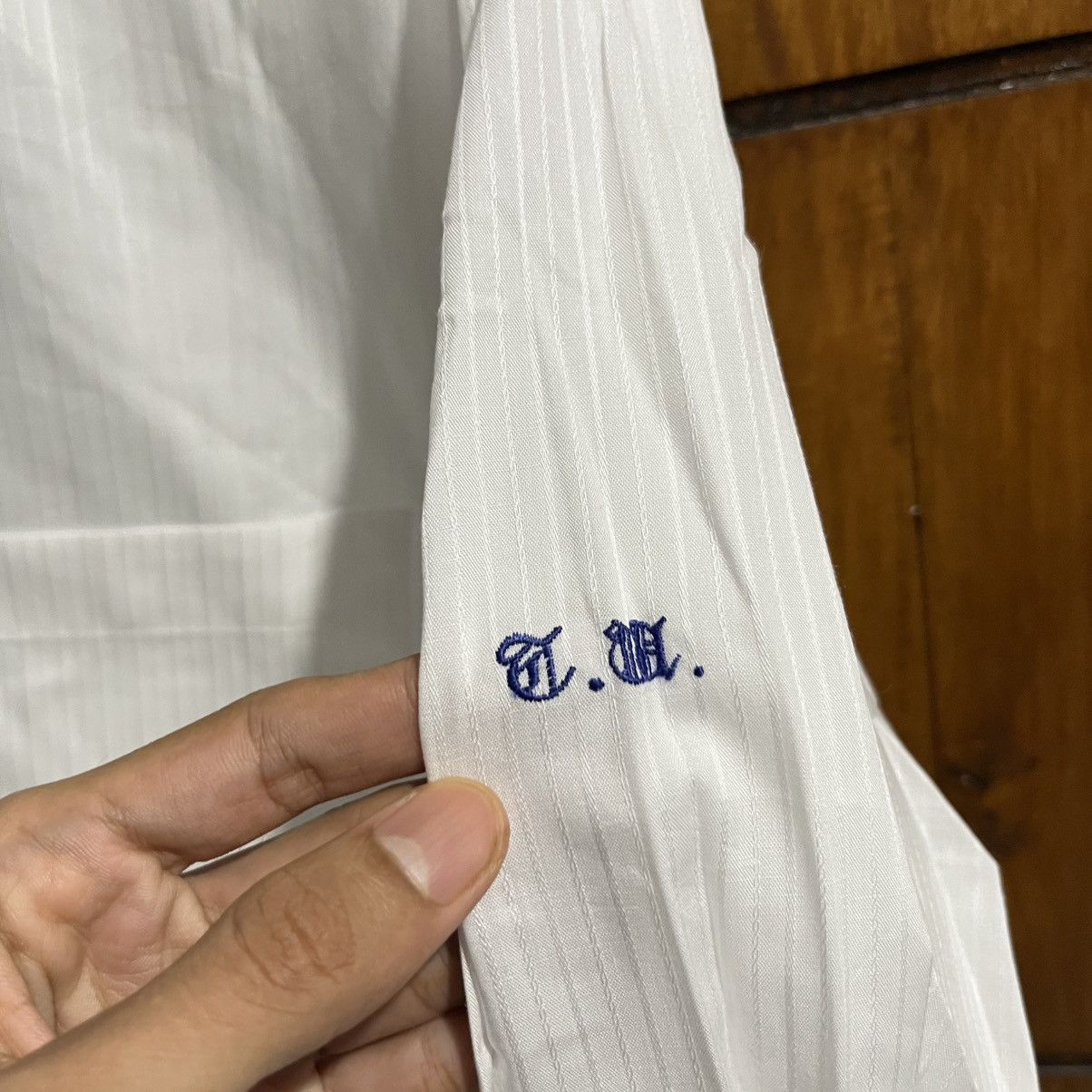 Pierre Balmain Pierre Balmain - White Minimalist Formal Shirt Size US L / EU 52-54 / 3 - 7 Thumbnail