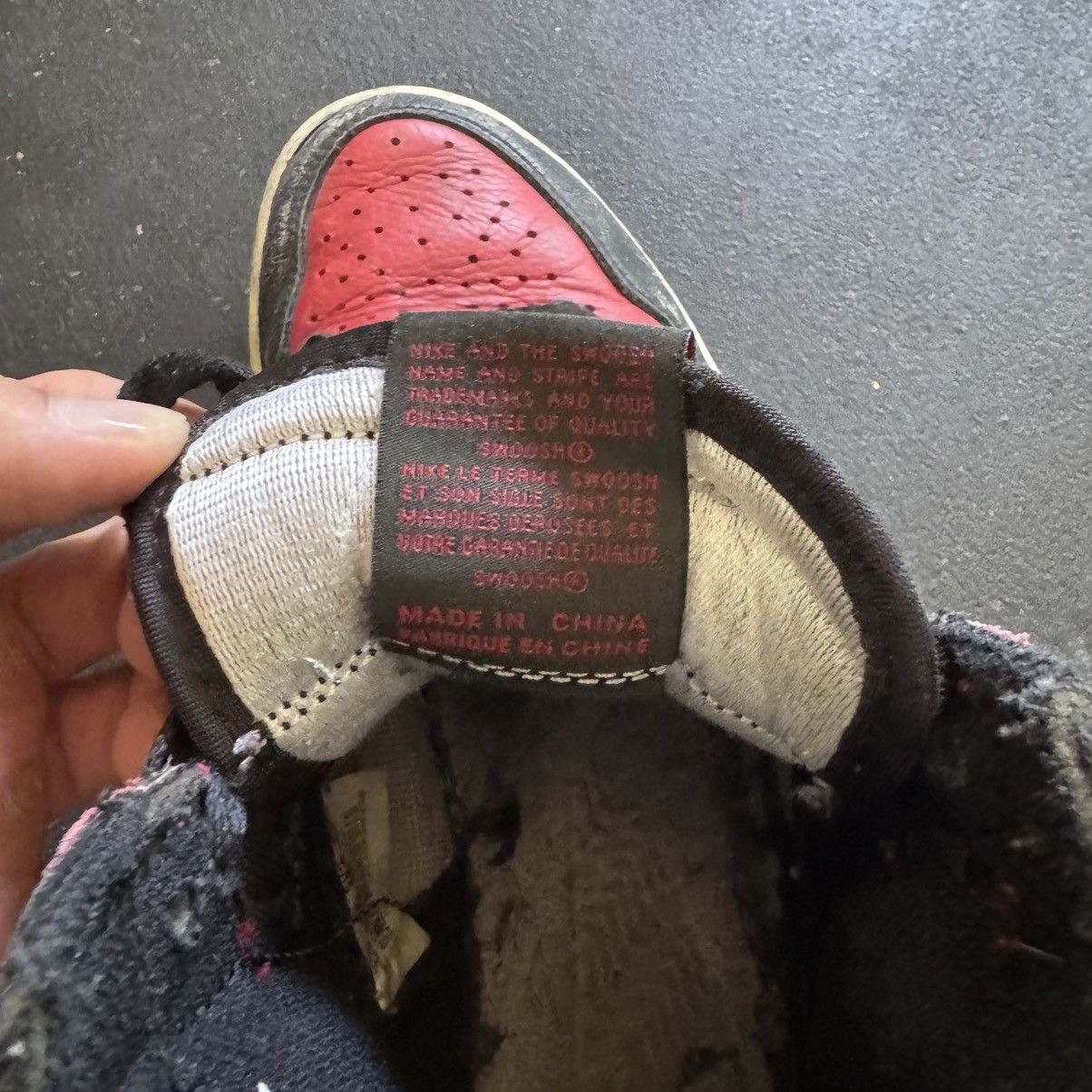 Air Jordan 1 retro high OG ‘banned’ 2016