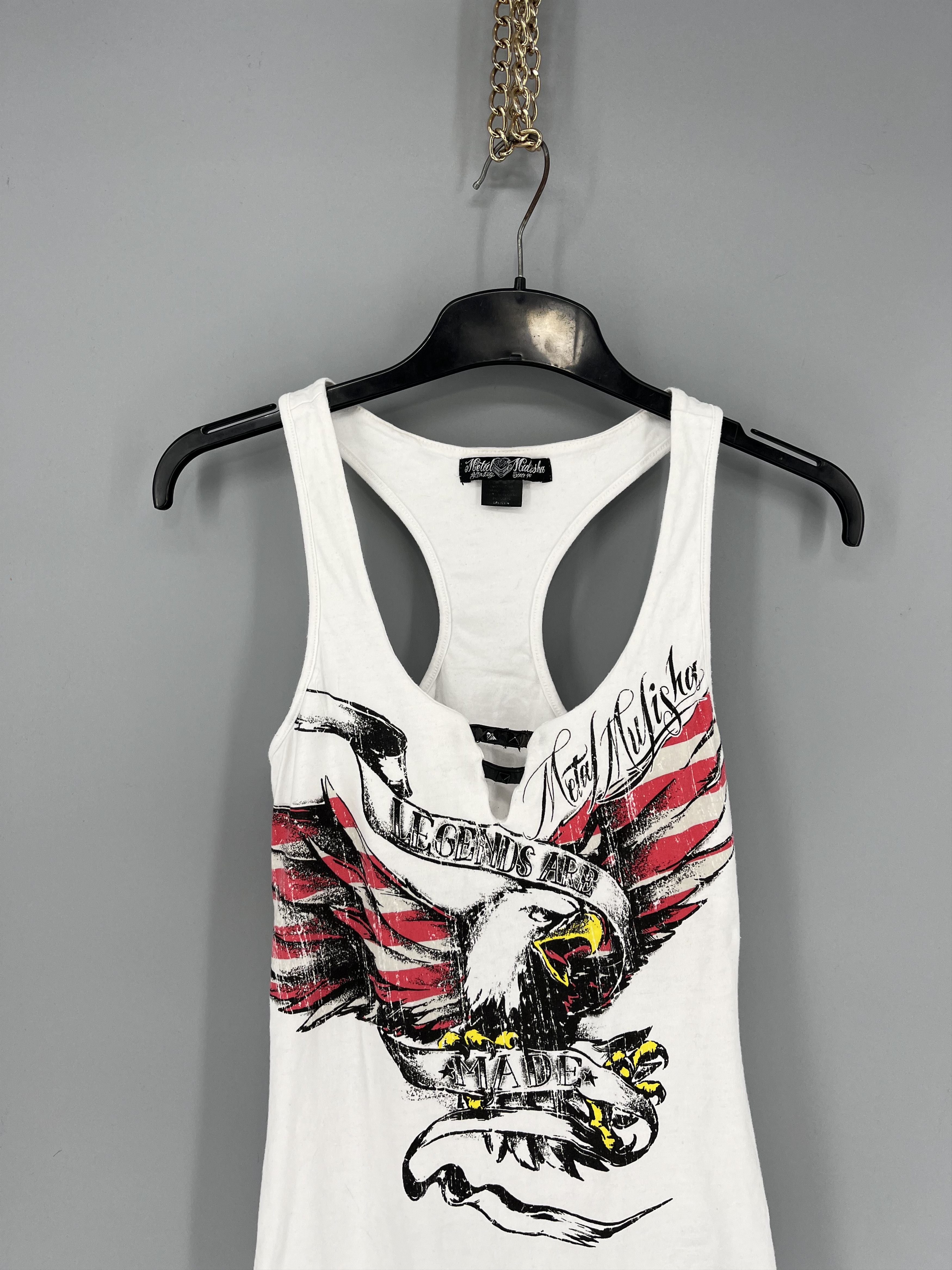 Band Tees Metal Mulisha Legends Are Made Graphic Ladies Tank Top S Size S / US 4 / IT 40 - 6 Thumbnail