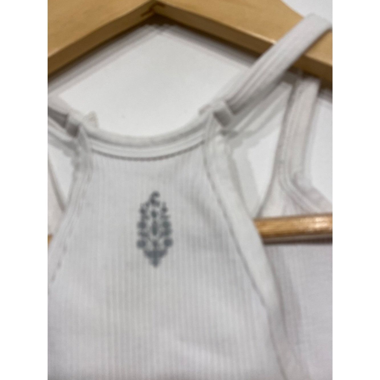 Free People Free People Movement White Ribbed Cropped Tank Size XS/S Size XS / US 0-2 / IT 36-38 - 3 Thumbnail