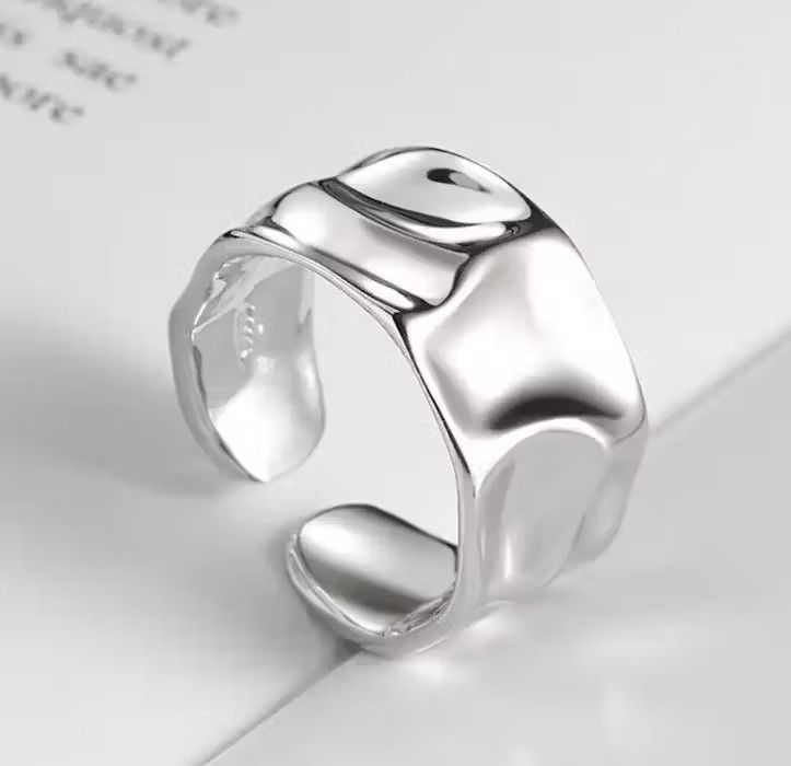 Jewelry × Vintage Uneven Adjustable Ring Size ONE SIZE - 1 Thumbnail