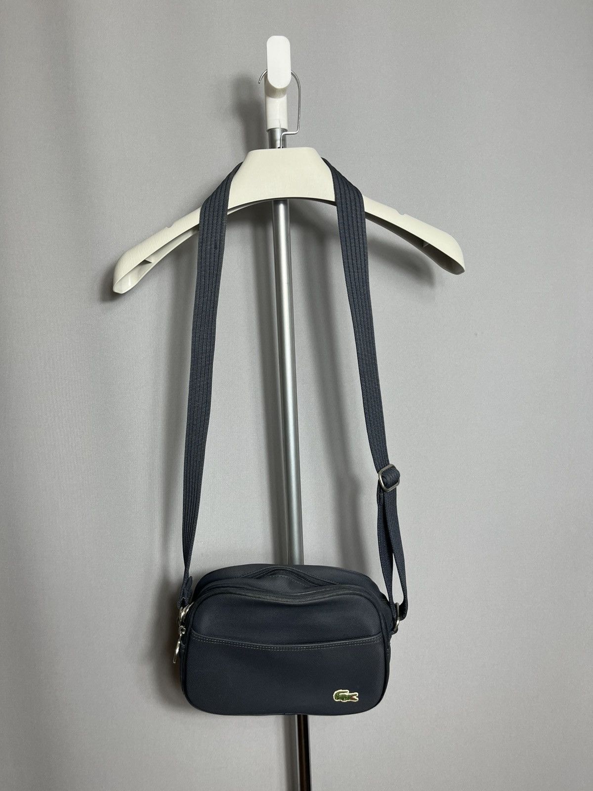 Lacoste Lacoste messenger bag onesize blue/gray belt Size ONE SIZE - 4 Thumbnail
