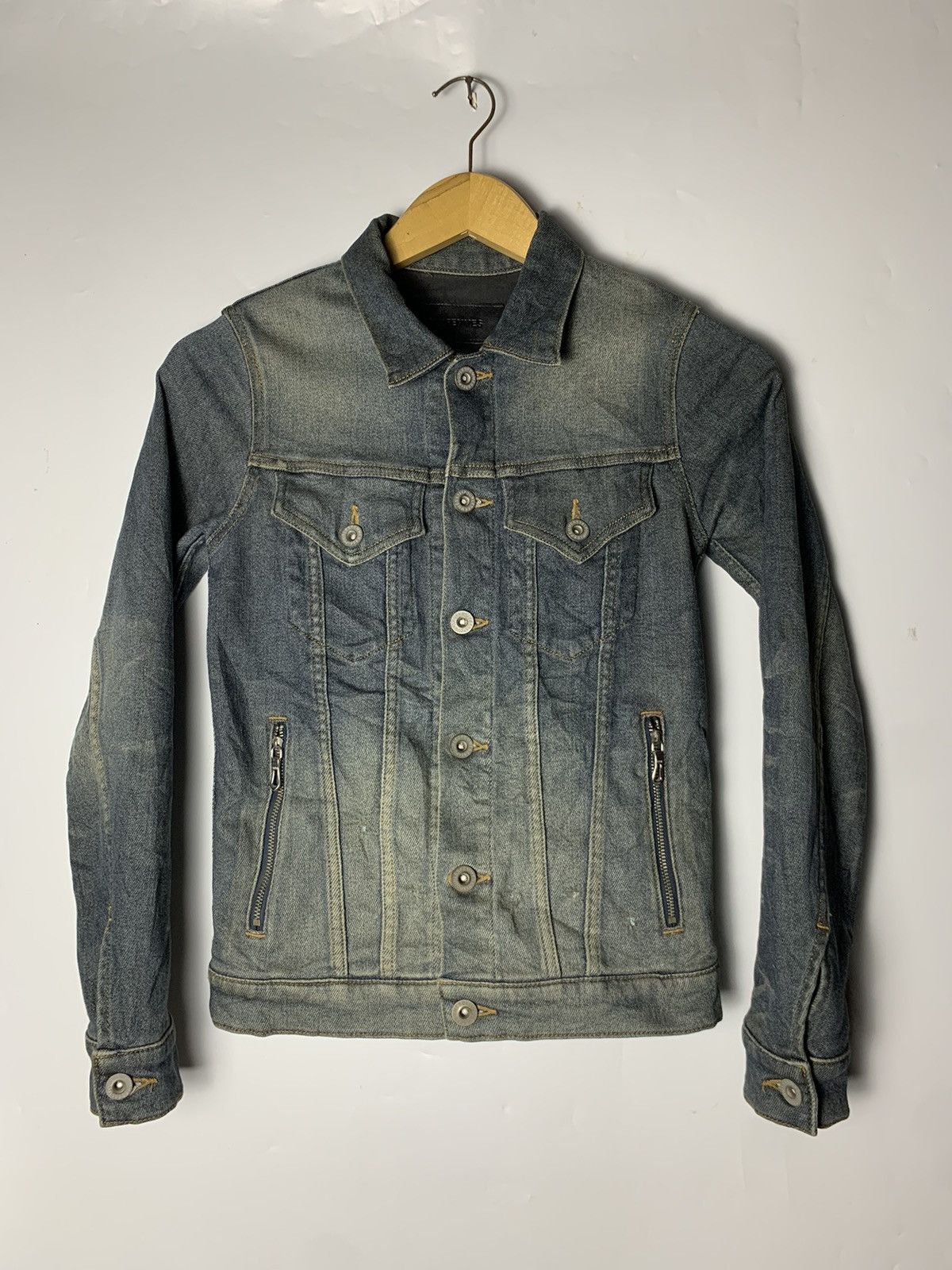 image of 5351 Pour Les Hommes x If Six Was Nine 5351 Jacket Ifsixwasnine Lgb Styled in Blue, Women's (Size X