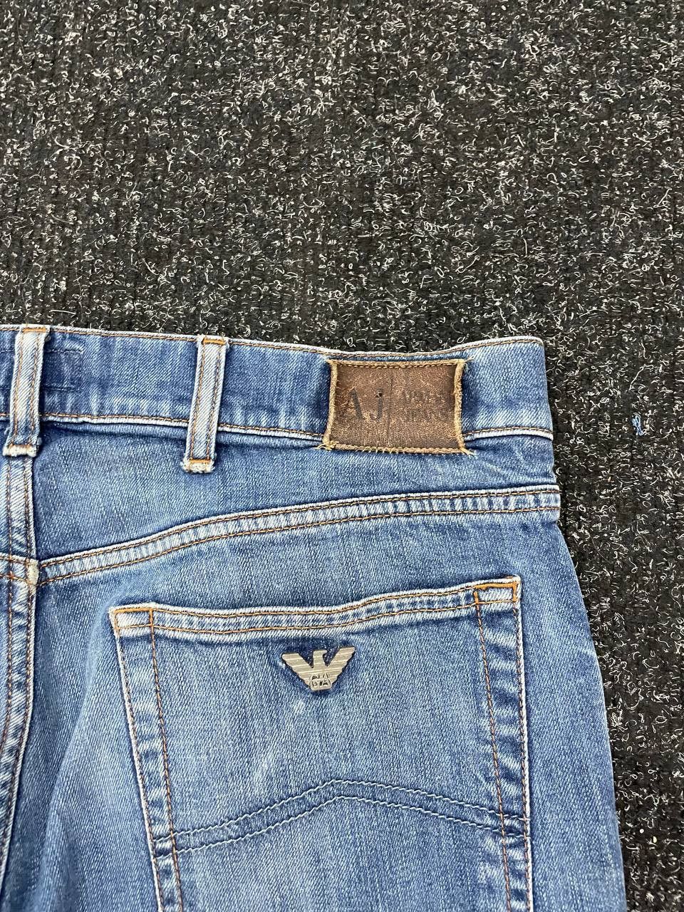 Armani × Hysteric Glamour × If Six Was Nine ARMANI METAL LOGO HYSTERIC GLAMOUR STYLE DISTRESSED JEANS Size US 34 / EU 50 - 5 Thumbnail