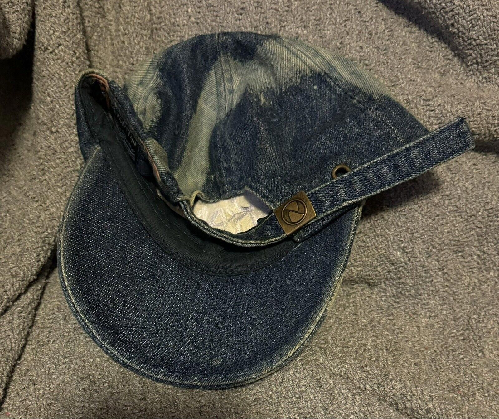 Designer Banks Oregon Tie Dye Denim Blue Baseball Cap Size ONE SIZE - 3 Thumbnail