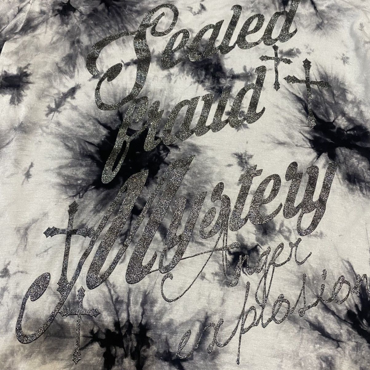 Japanese Brand 2000s Ghost Of Harlem - Vkei Style Tie Dye Poem Long Sleeve Size S / US 4 / IT 40 - 6 Thumbnail