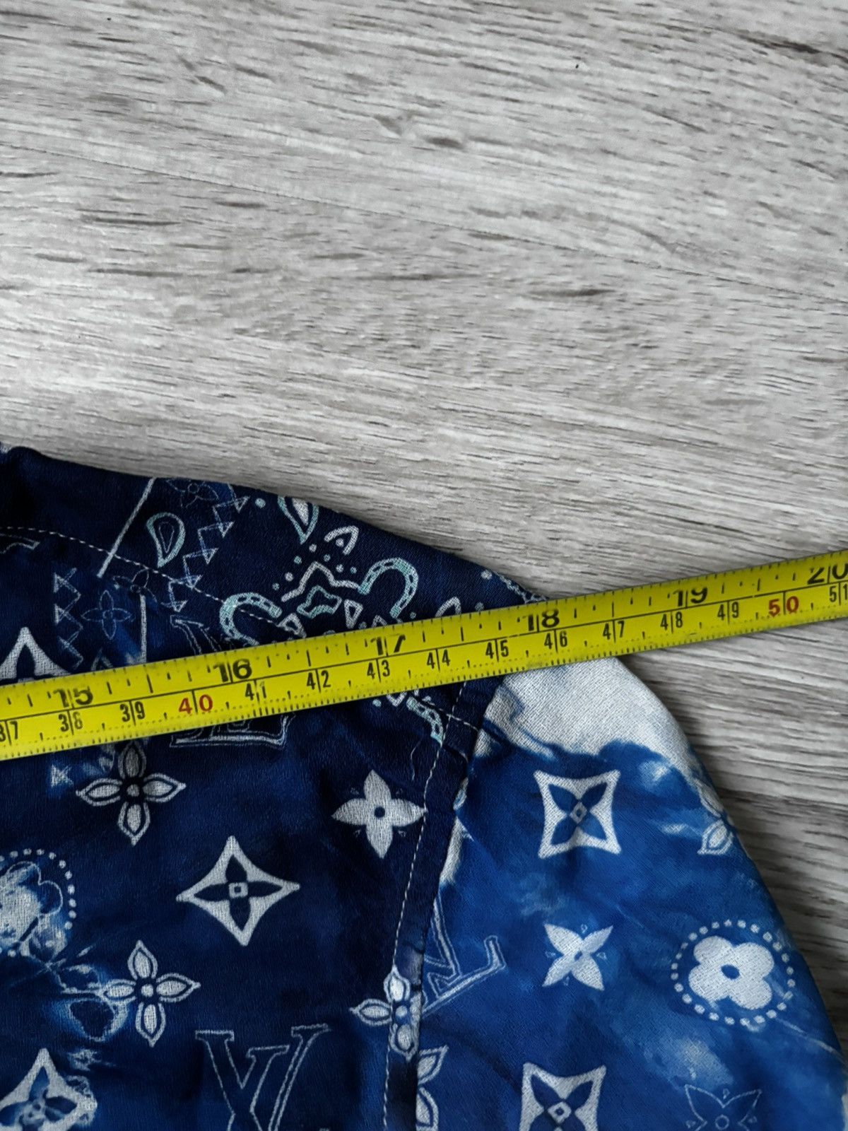 Louis Vuitton Louis Vuitton Monogram Bandana Hook Detail Shirt Blue Size US M / EU 48-50 / 2 - 19 Thumbnail
