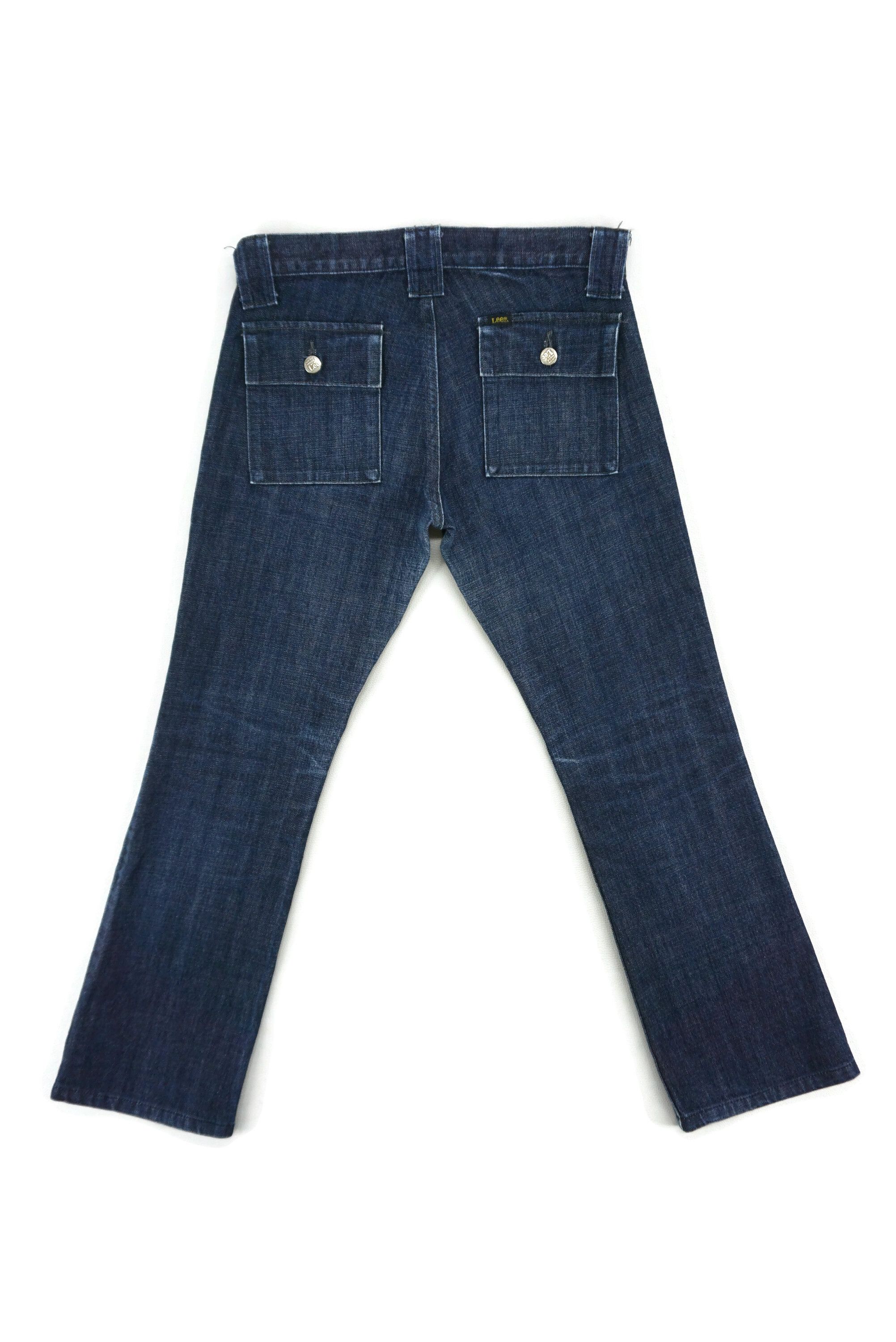 Lee Union Made Jeans fit W30xL28 Low-Rise Bootcut Ankle Baker Size 27" / US 4 / IT 40 - 2 Thumbnail