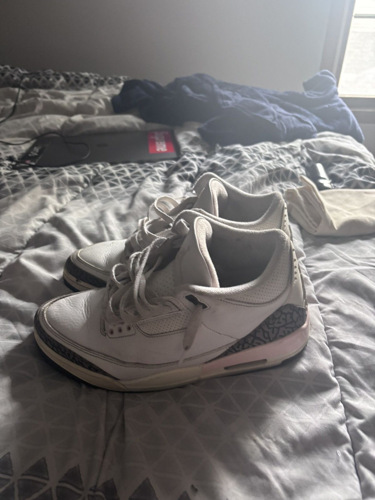 Nike Pink Air Jordan 3’s Size US 10 / IT 40 - 1 Thumbnail