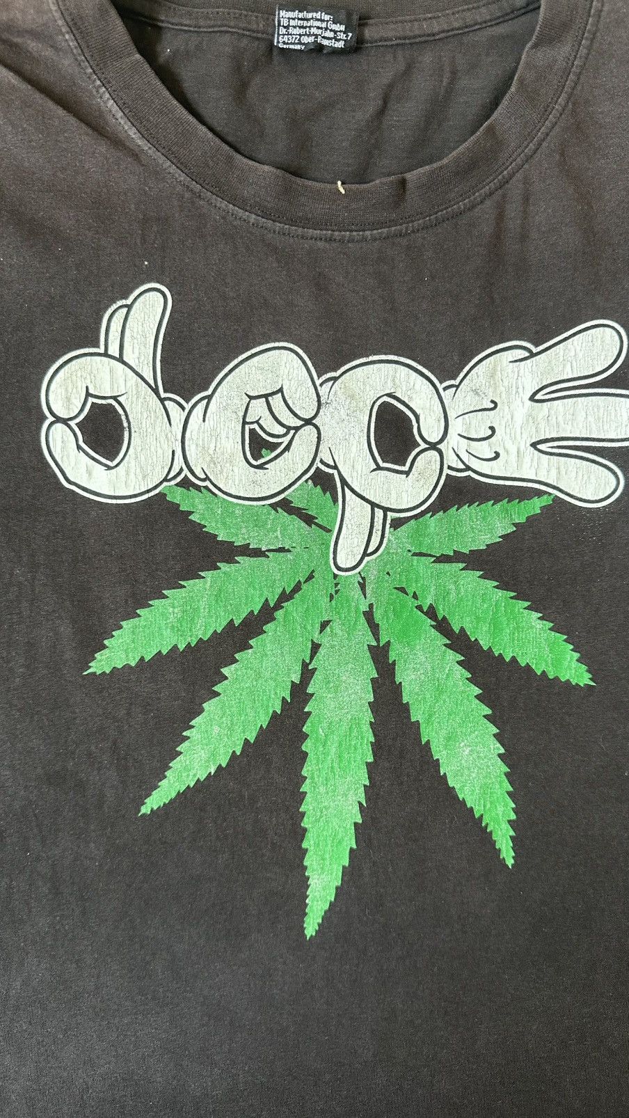 GmbH VINTAGE GMBH DOPE MARIJUANA WELL FADED TEE Size US M / EU 48-50 / 2 - 2 Thumbnail