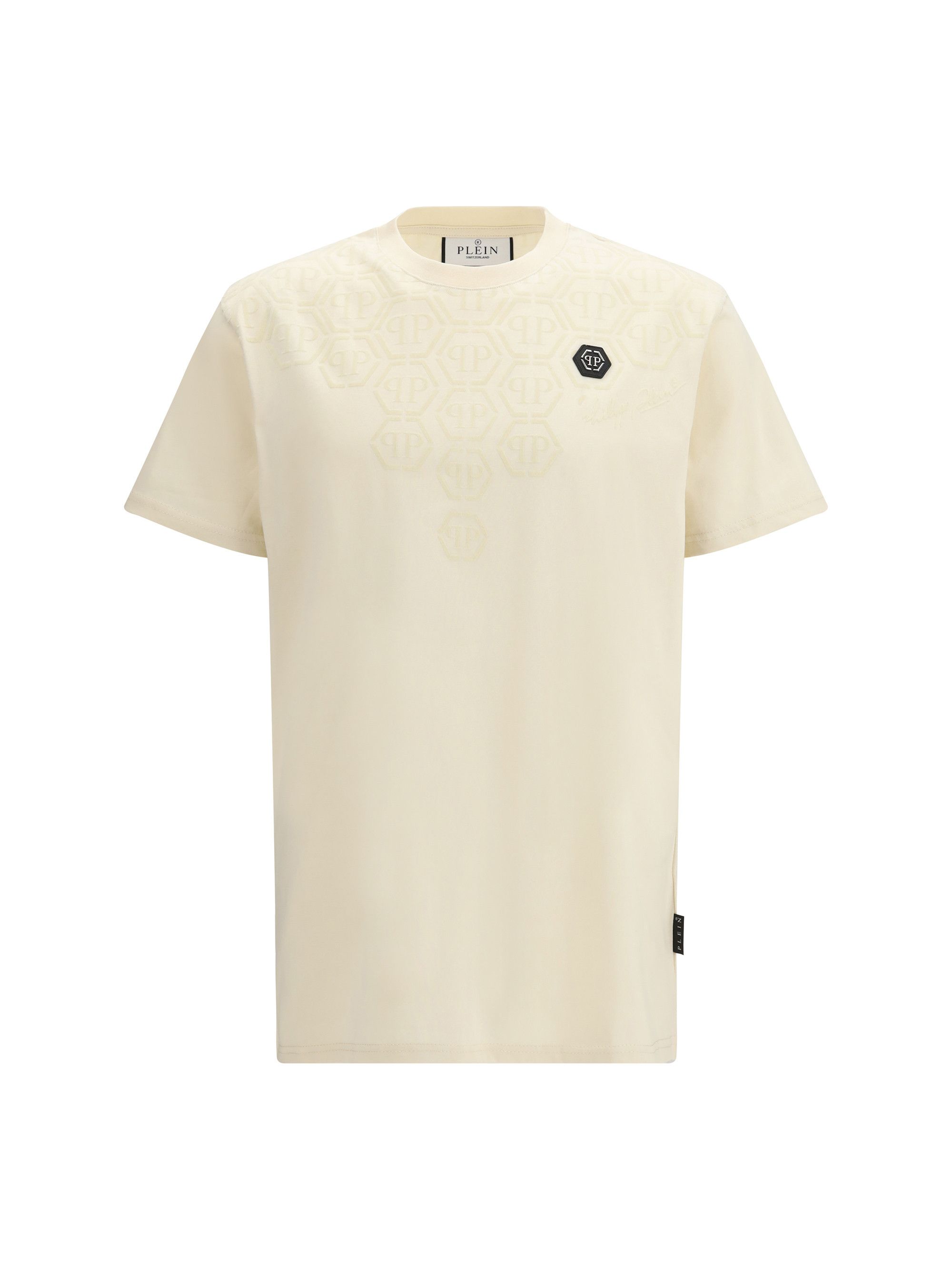 Philipp Plein Round neck degradé Monogram T-shirt in cotton Size US XL / EU 56 / 4 - 1 Thumbnail