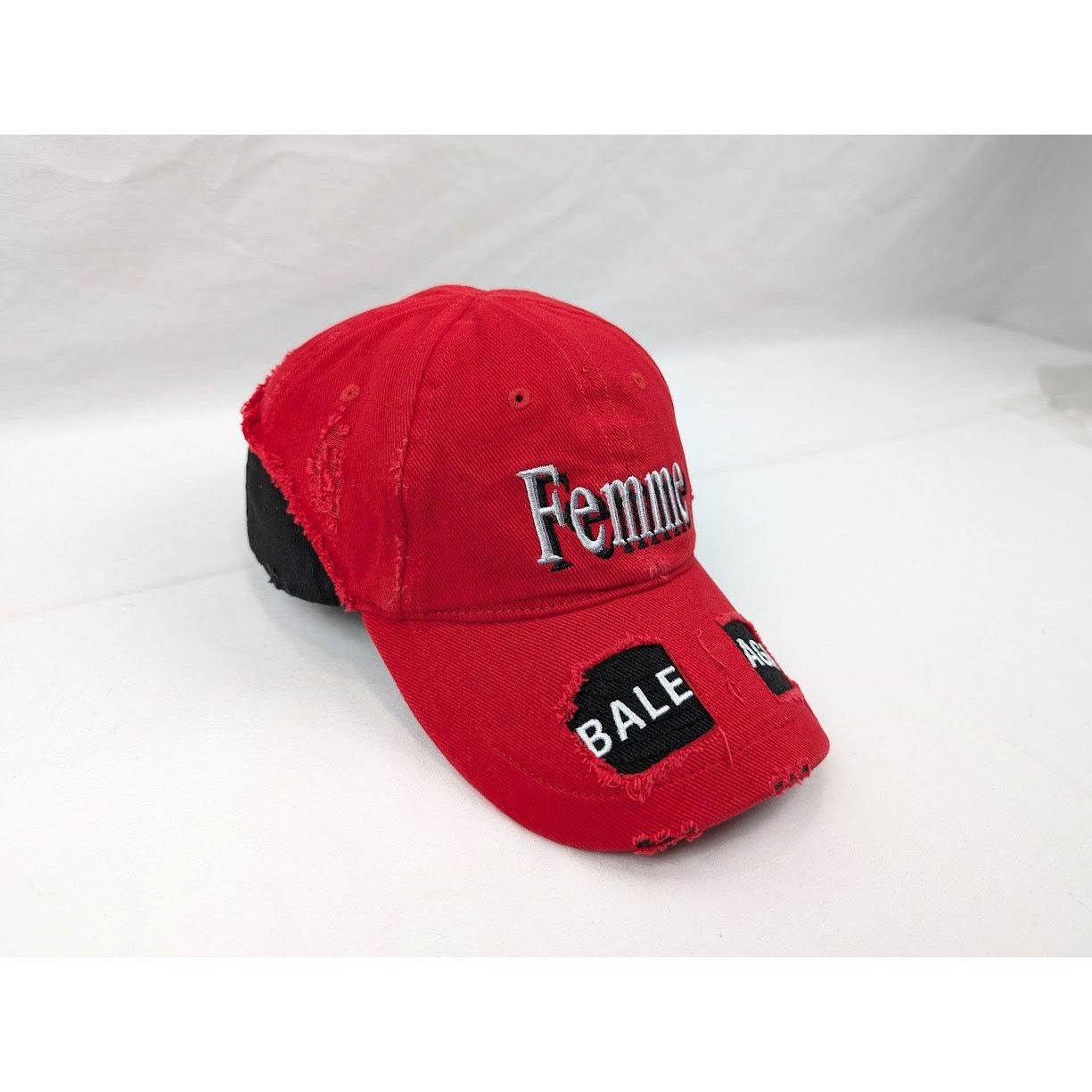Balenciaga o1rshd1 Size: L / Upcycled Mesh Up Cotton Drill Hat / Cap Size ONE SIZE - 4 Thumbnail