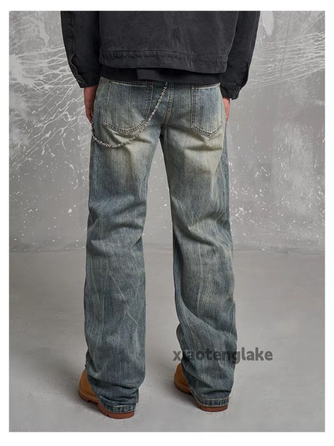 Jean × Vintage washed faded cleanfit punk grunge yuppie jeans Size US 28 / EU 44 - 6 Thumbnail